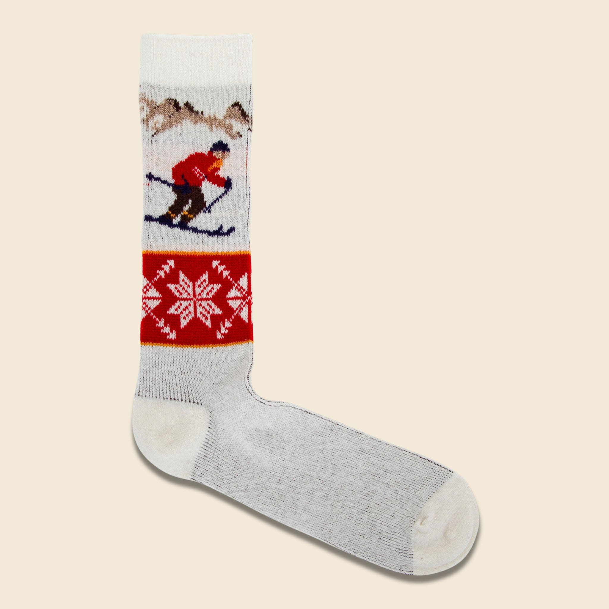 Skiier Sock - Navy/Multi