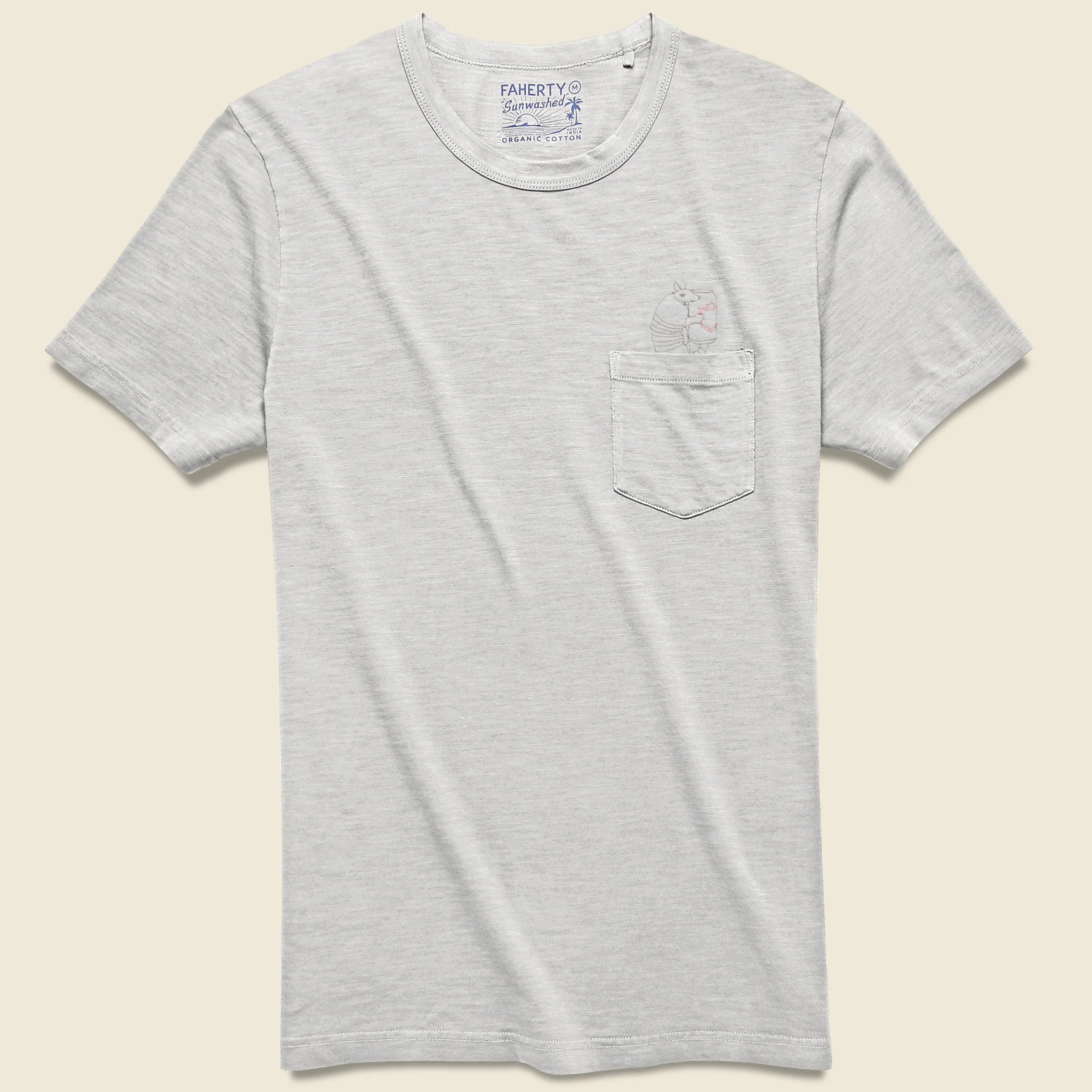 Armadillo Tee - Heather Grey