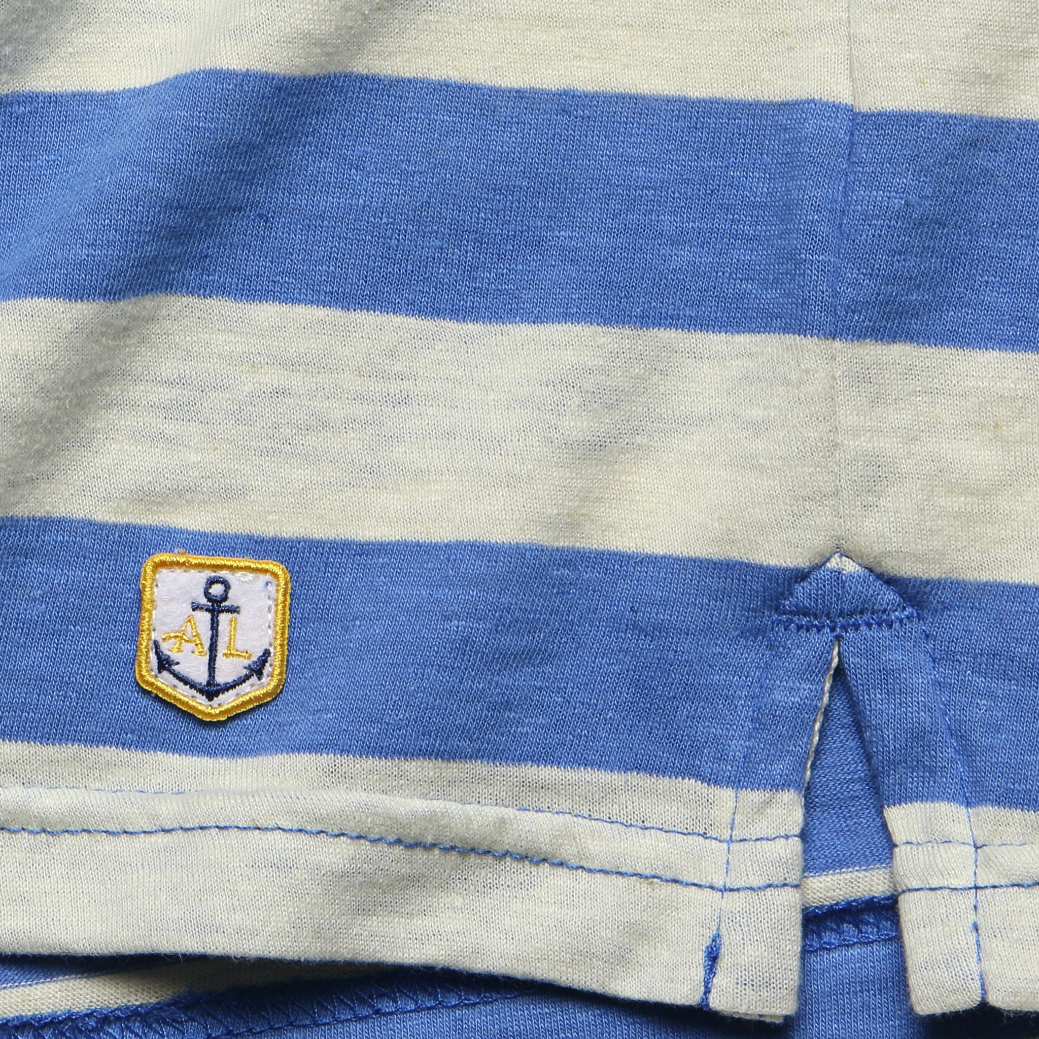 Breton Stripe Tee - Blue - Image 3