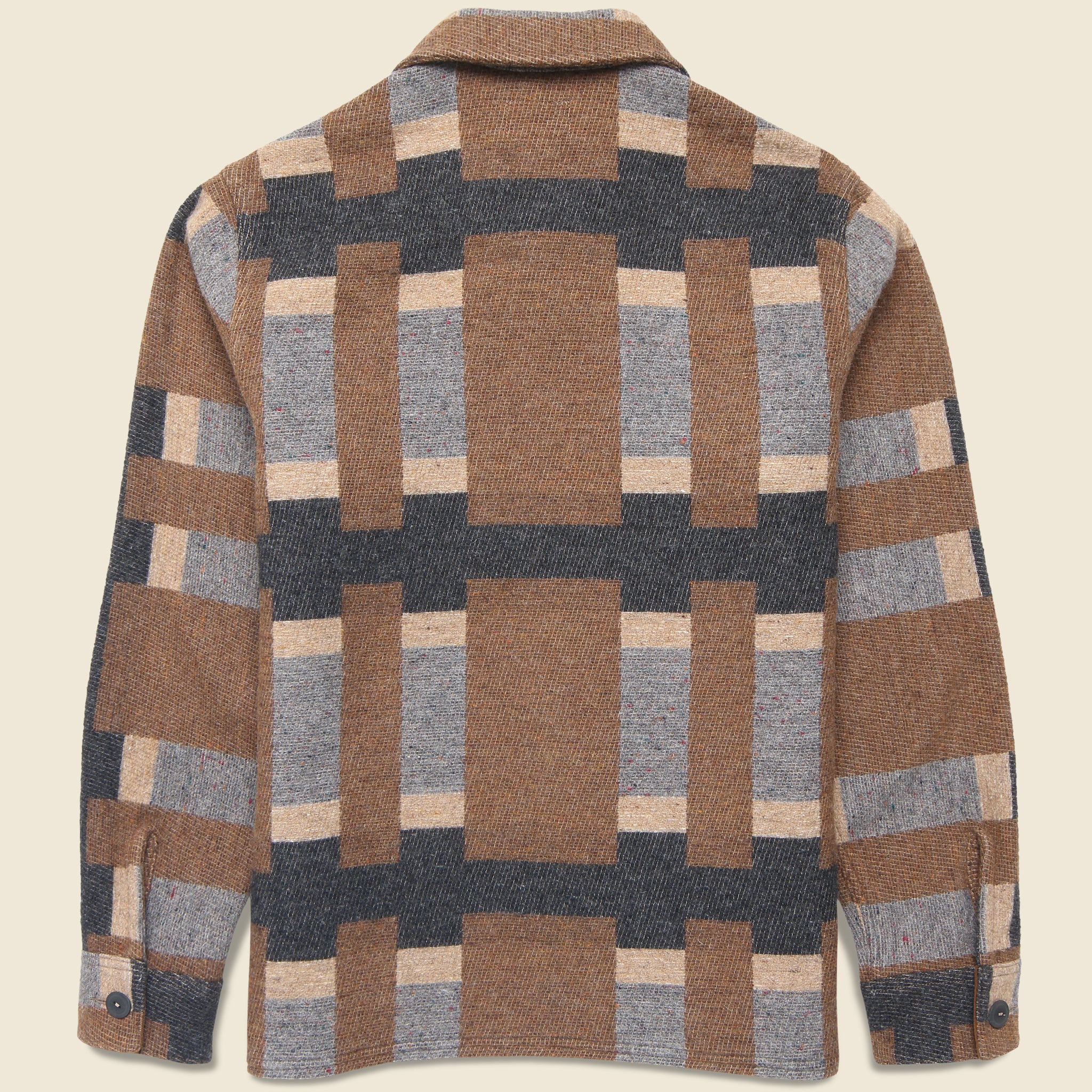 Ashford Shirt Jacket - Brown - Image 3