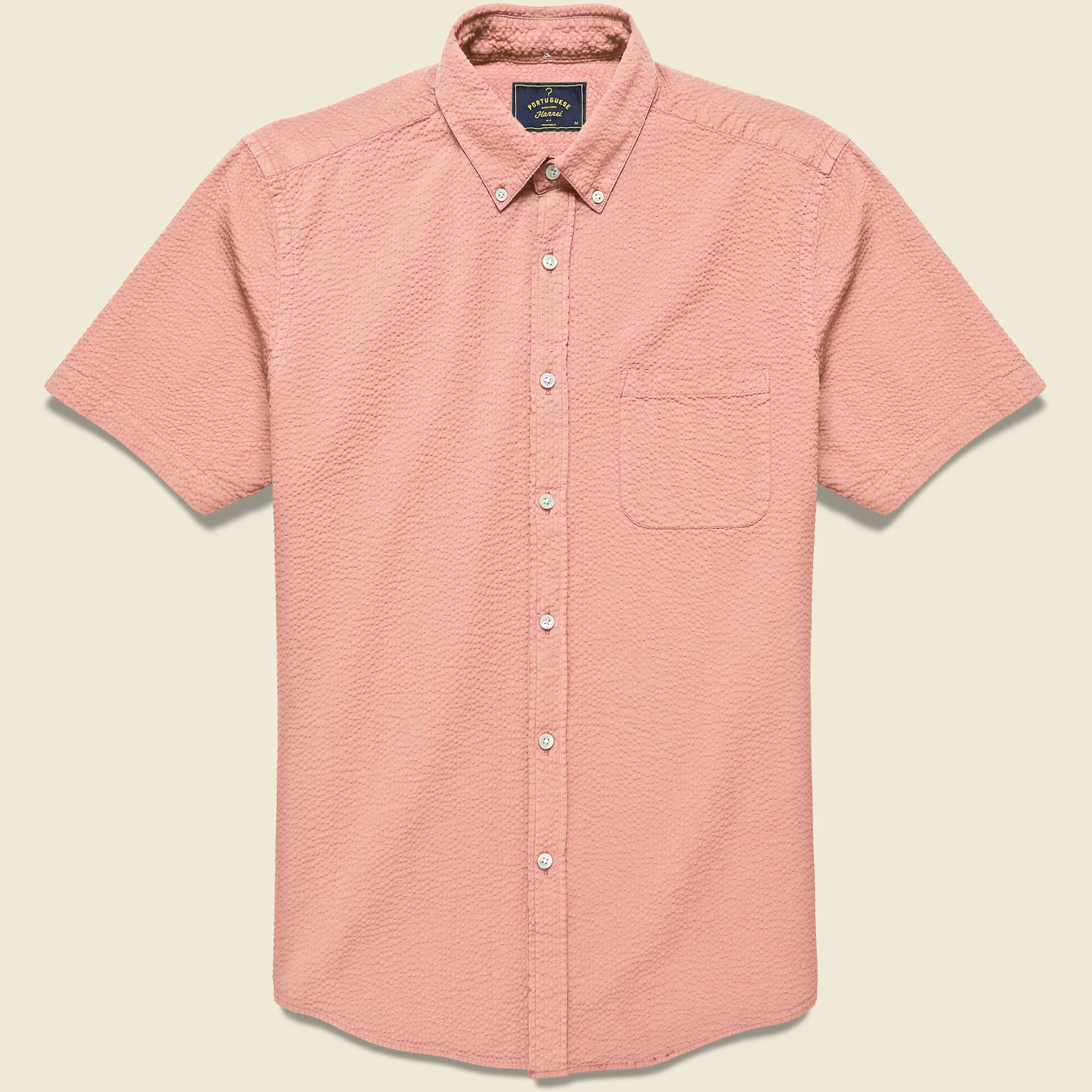 Atlantico Seersucker Shirt - Rose