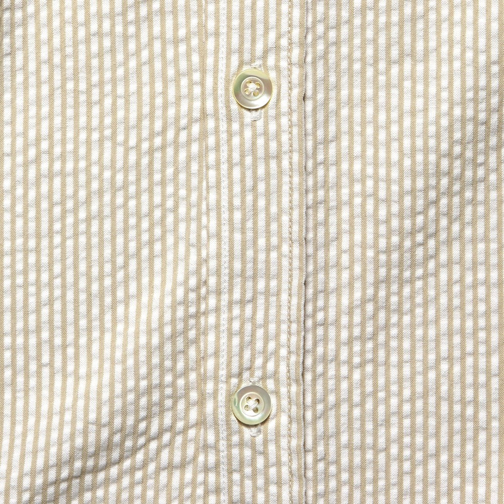 Striped Atlantico Seersucker Shirt - Sand - Image 3
