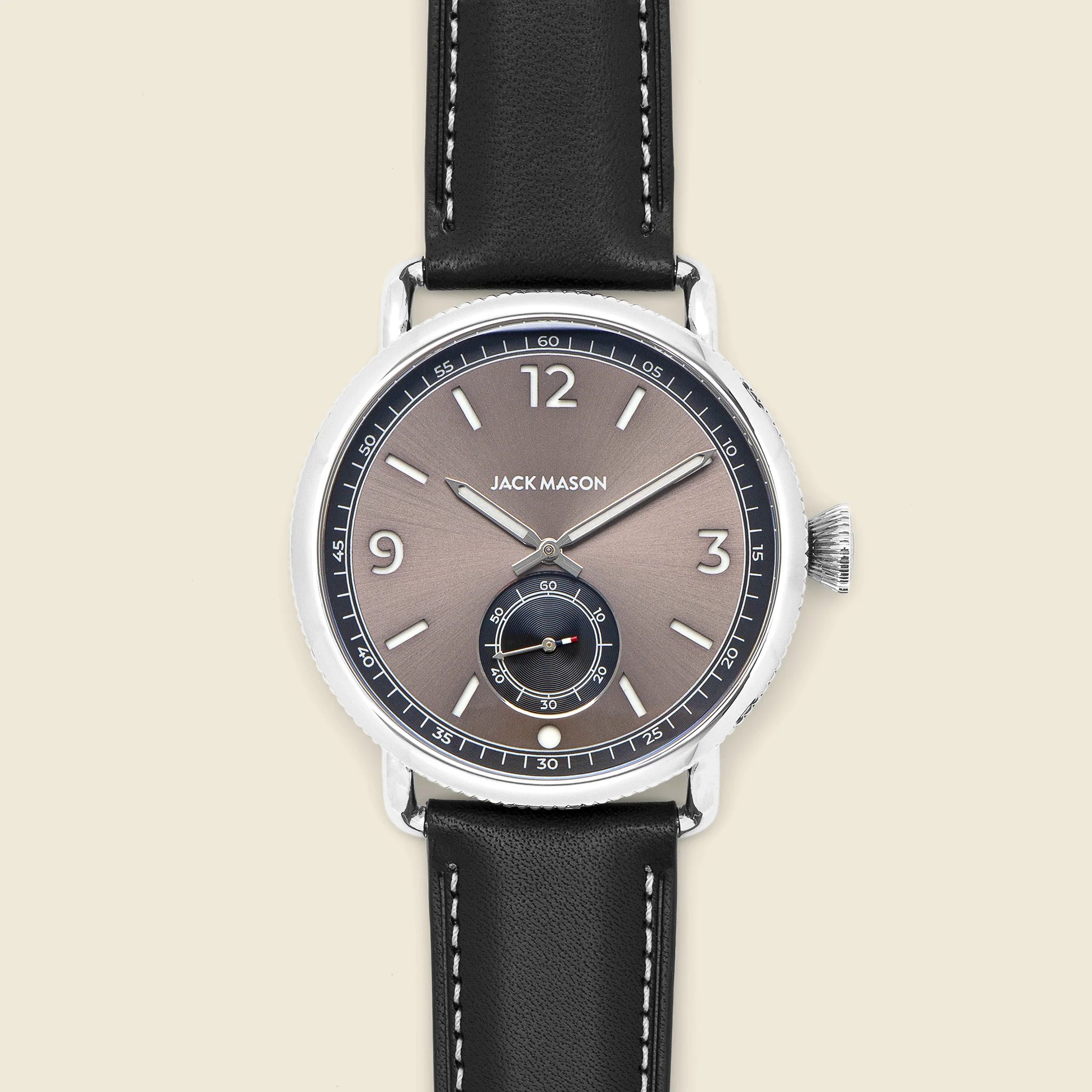 Avigator Small Second Aviation Watch 45MM - Grey/Black