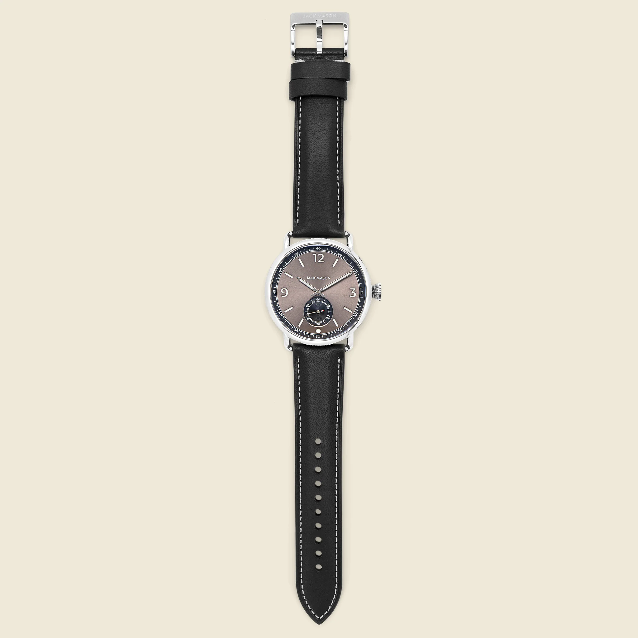 Avigator Small Second Aviation Watch 45MM - Grey/Black - Image 2