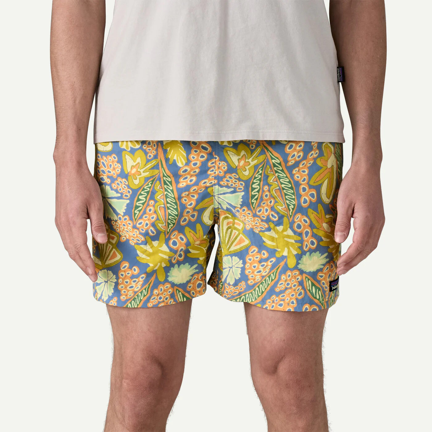 5" Baggies Shorts - Flourish Abundant Blue - Image 2