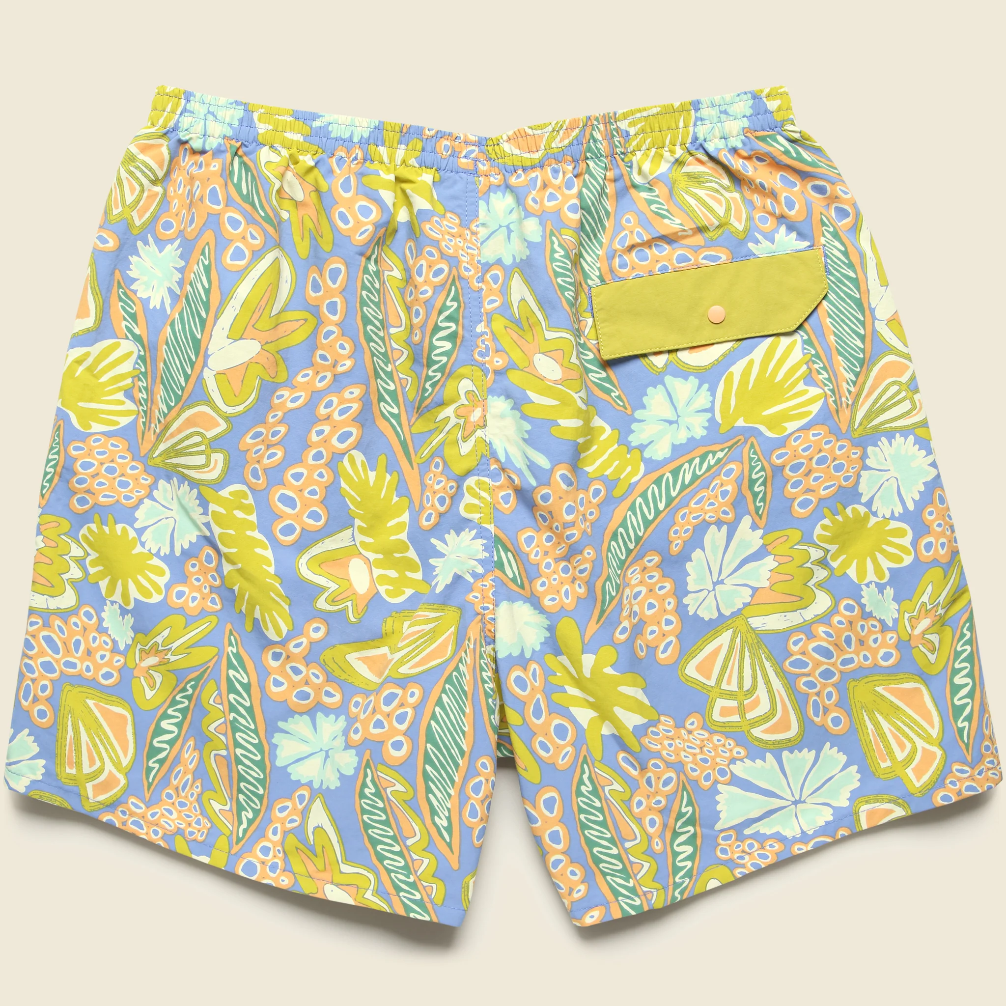 5" Baggies Shorts - Flourish Abundant Blue - Image 3