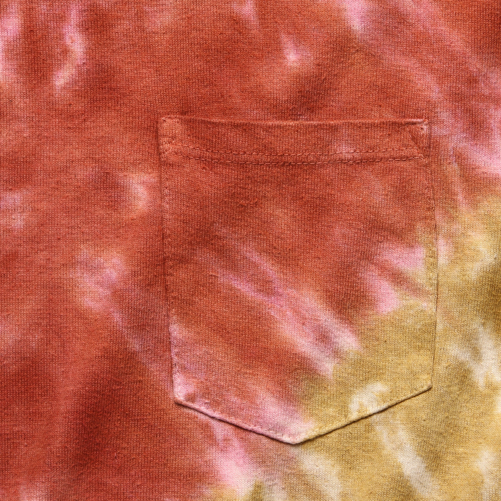Baja Pocket Tee - Terracotta Tie Dye - Image 3