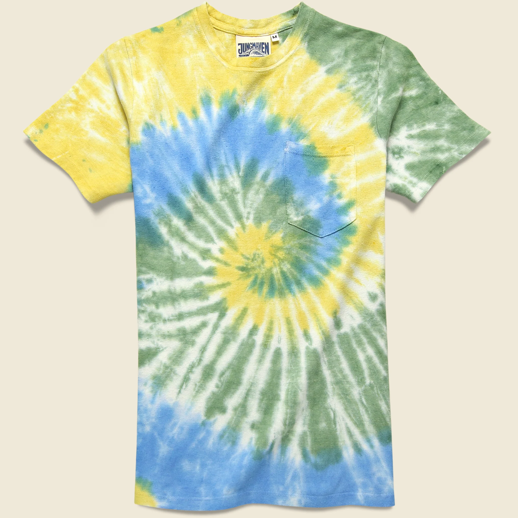 Baja Pocket Tee - Spiral Tie Dye