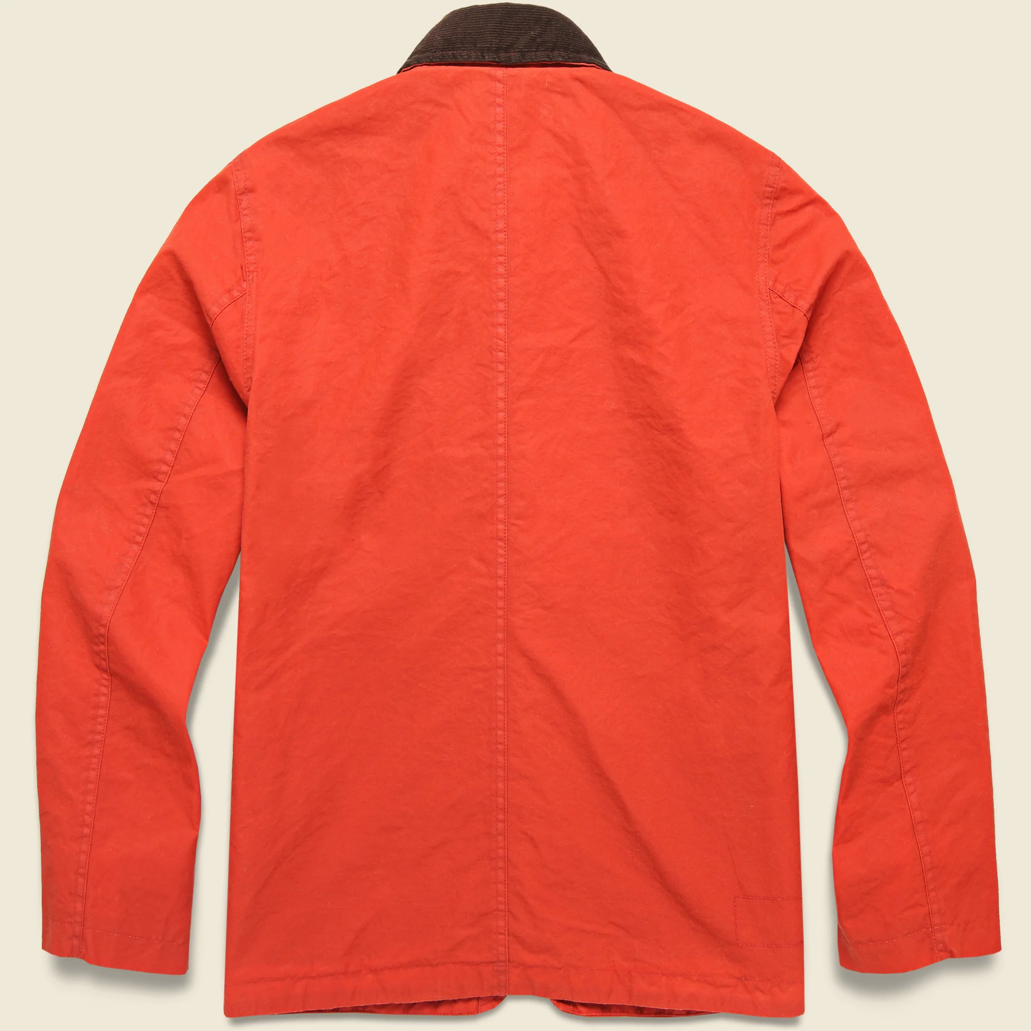 Bakers Chore Jacket - Red Tek Wax - Image 2