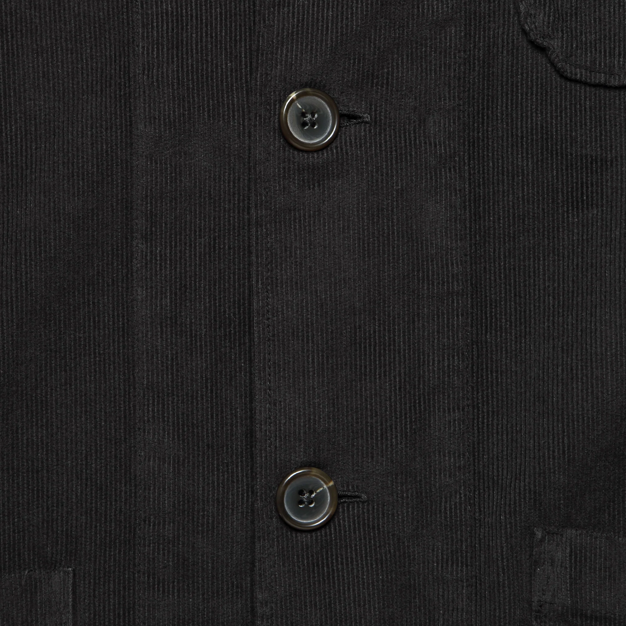 Bakers Fine Cord Overshirt - Licorice - Image 3