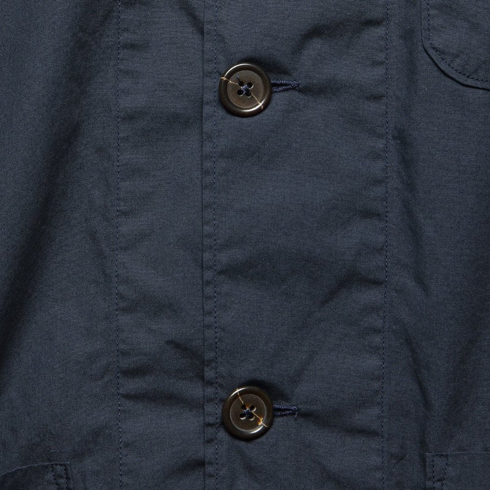 Bakers Poplin Overshirt - Navy - Image 3