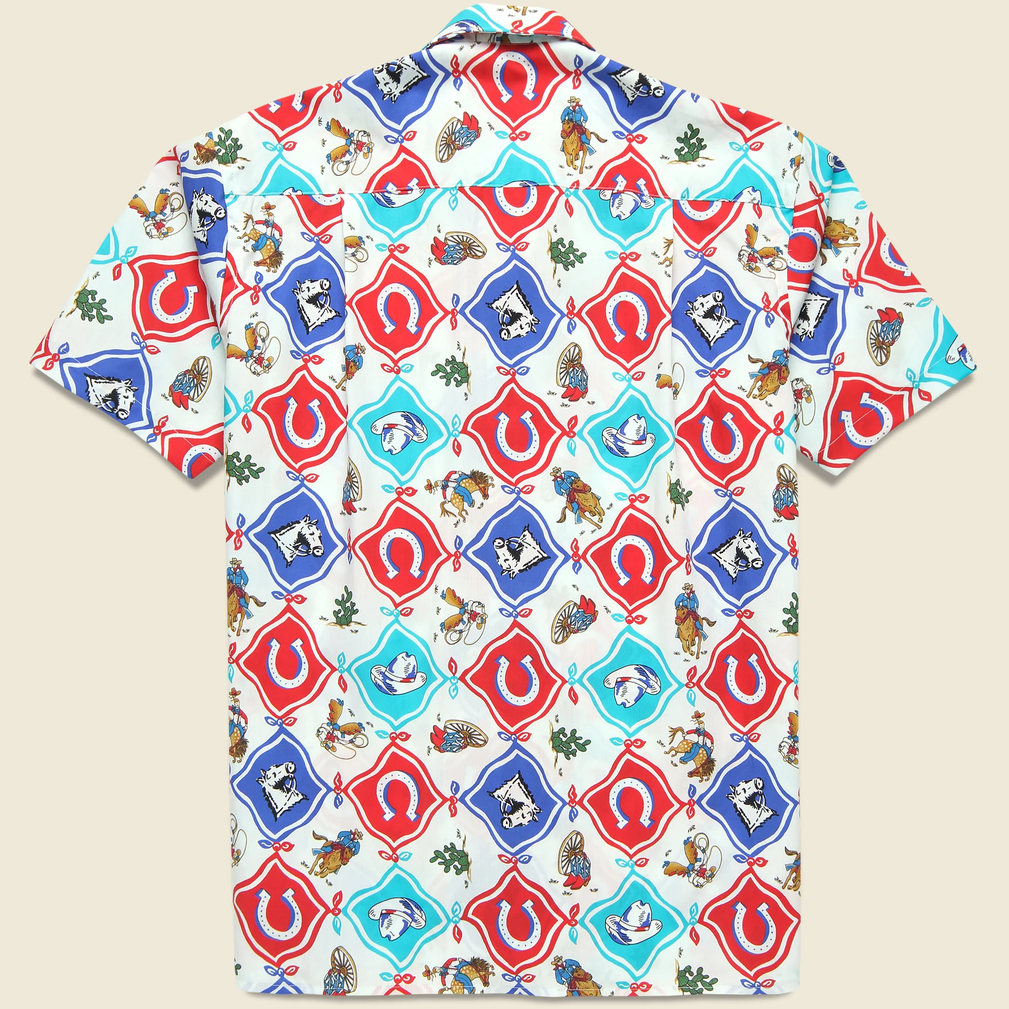 Bandana Cowboy Shirt - White Multi - Image 2