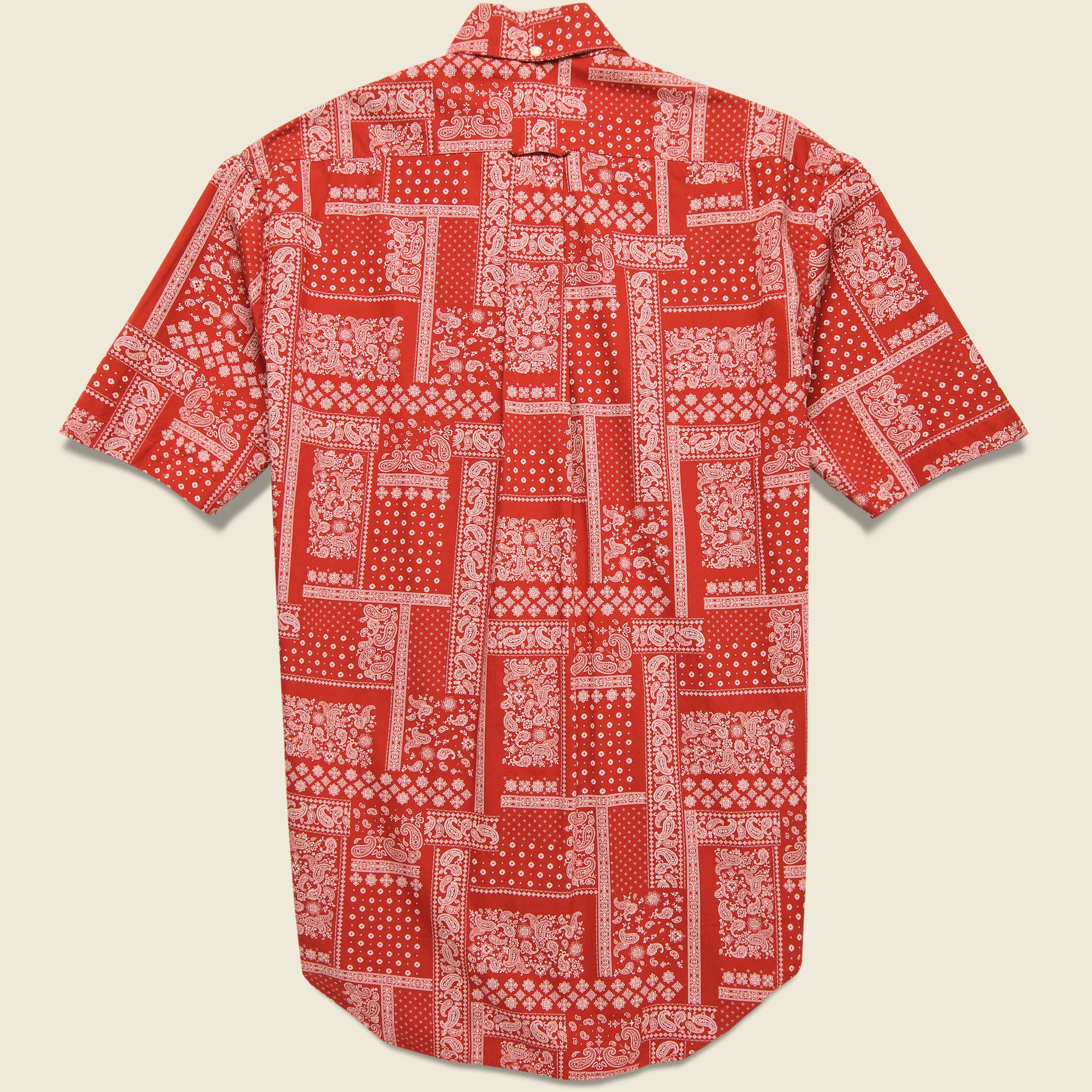 Bandana Print Shirt - Red - Image 2