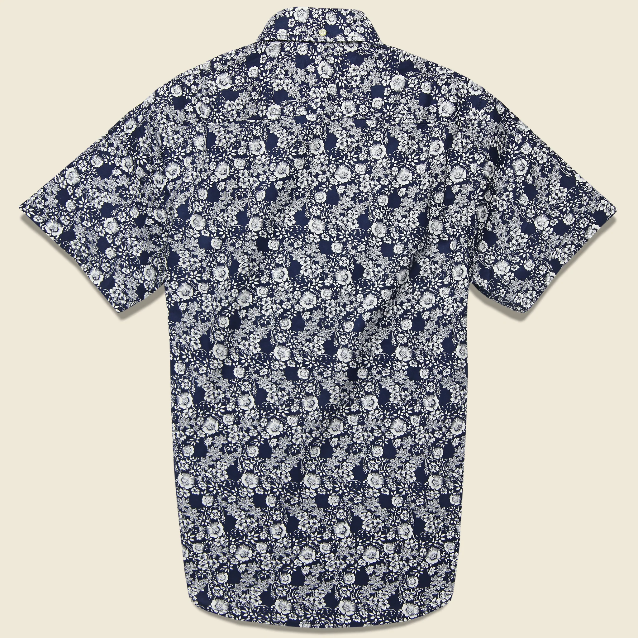 Floral Print Shirt - Navy - Image 2