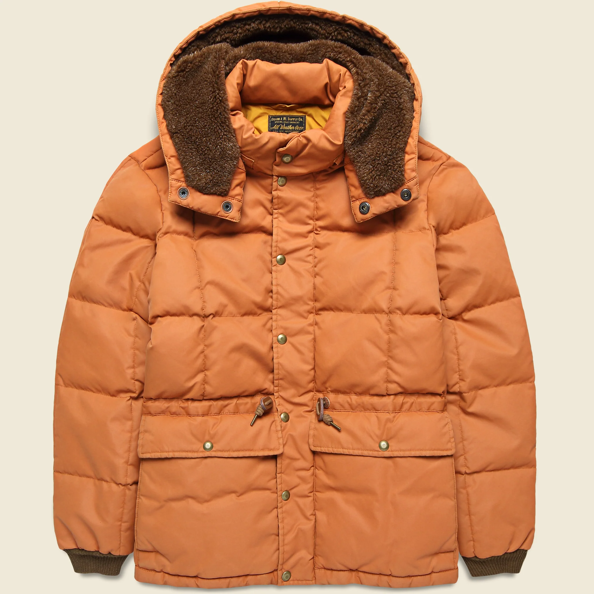 Barrett Sherpa Jacket - Burnt Orange - Image 2