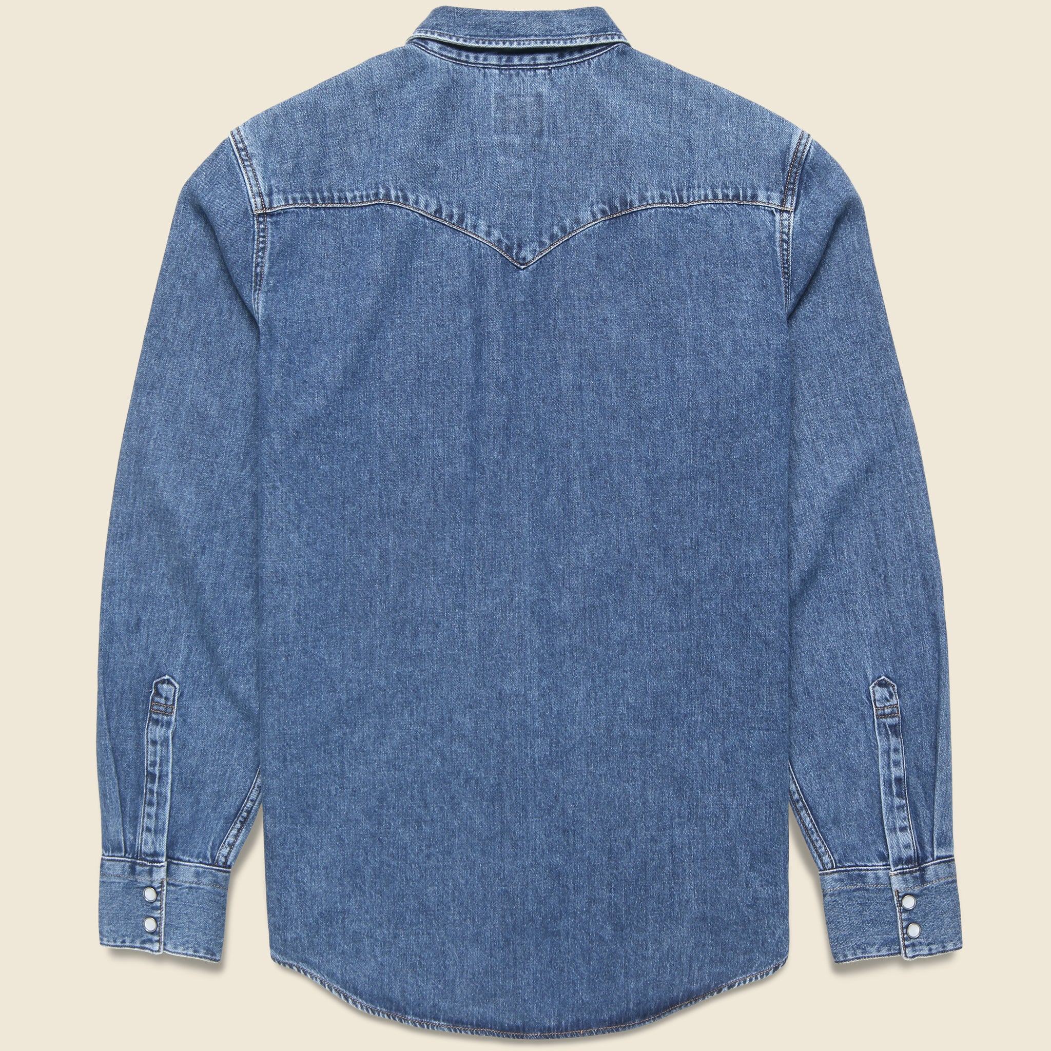 Barstow Denim Western Shirt - Standard Solucell - Image 2