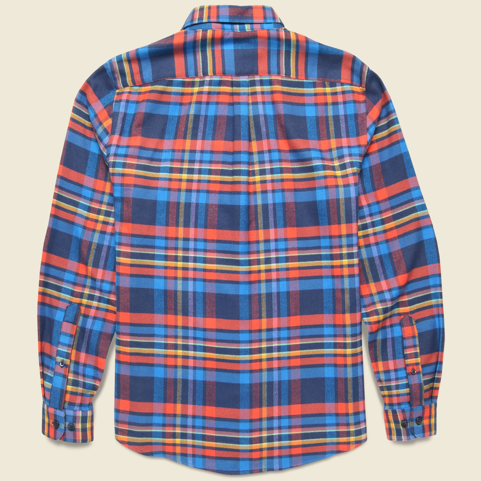 Basti Shirt - Blue/Orange - Image 2
