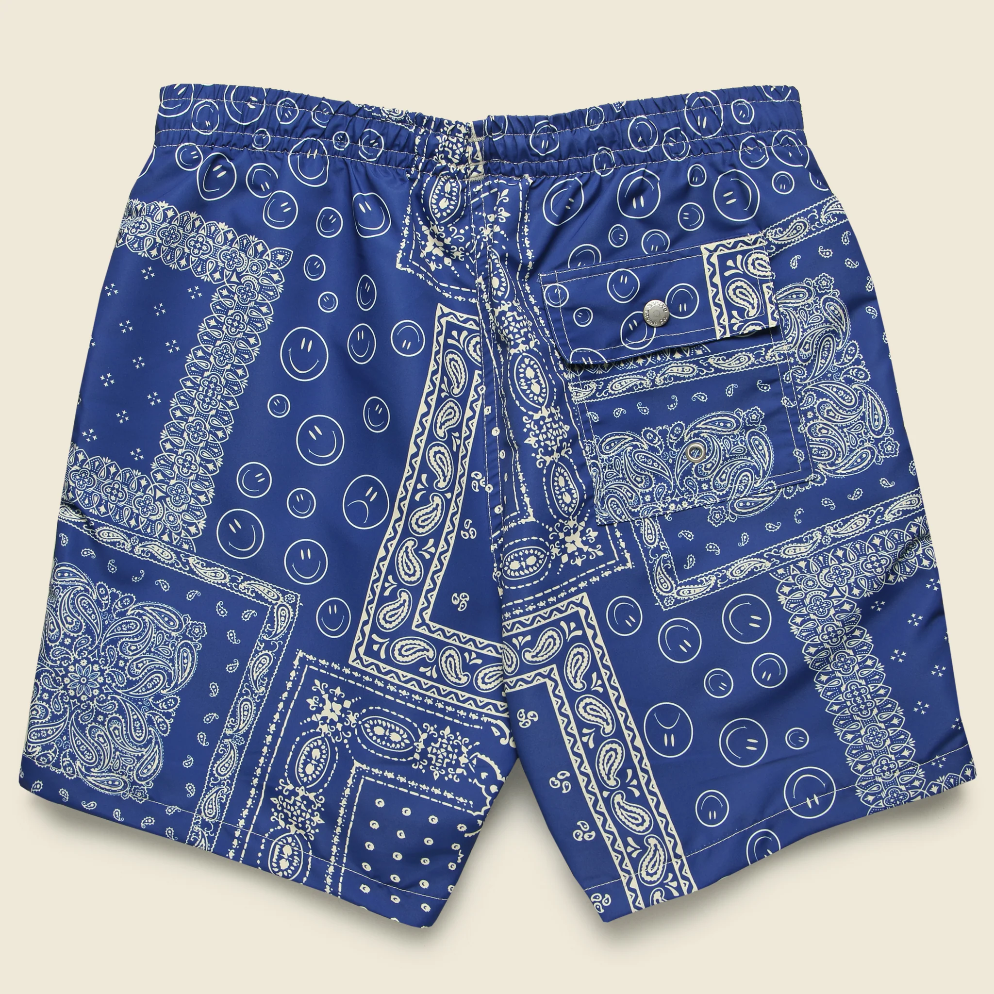 Bandana Swim Trunk - Blue - Image 2