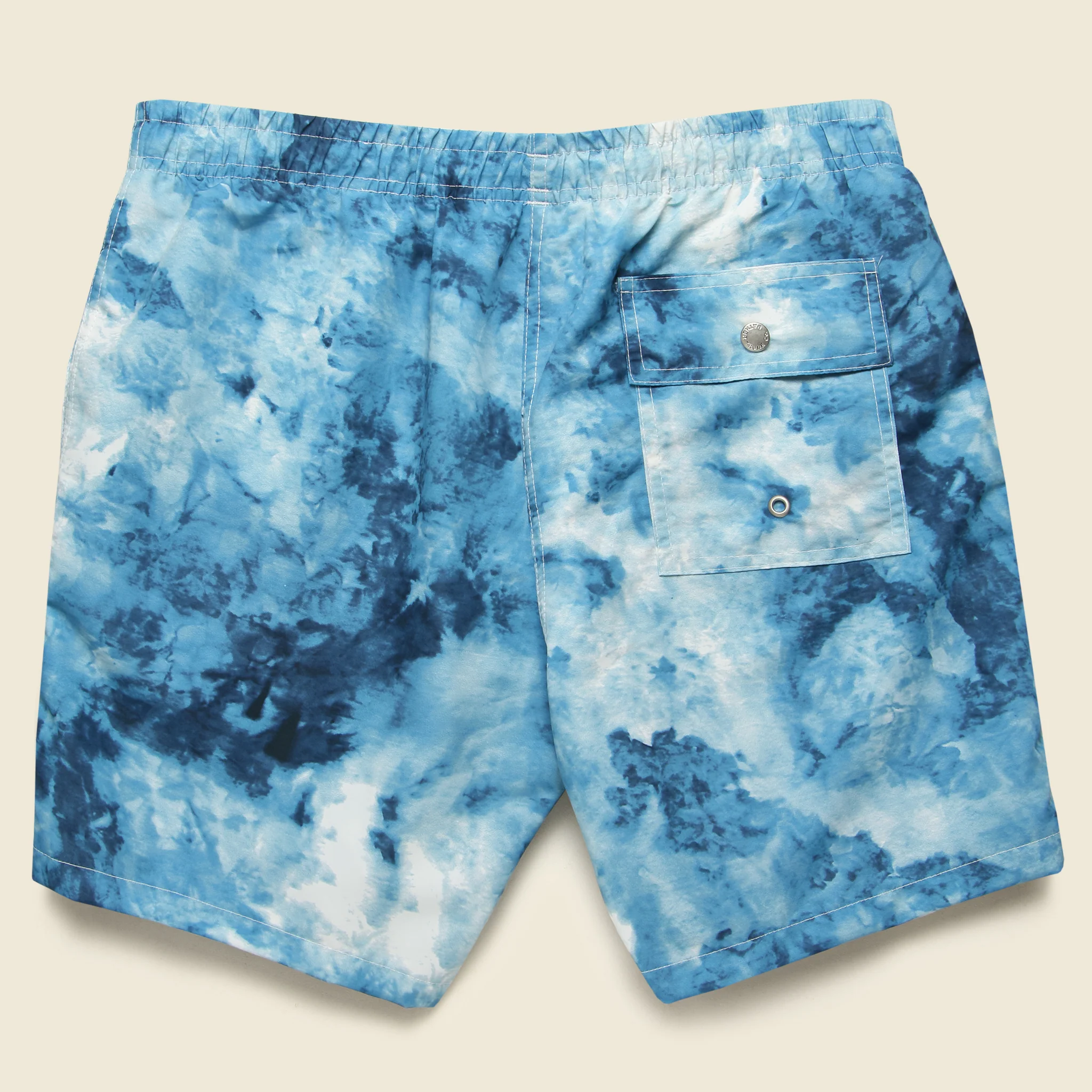 Ice Dye Swim Trunk - Blue - Image 2