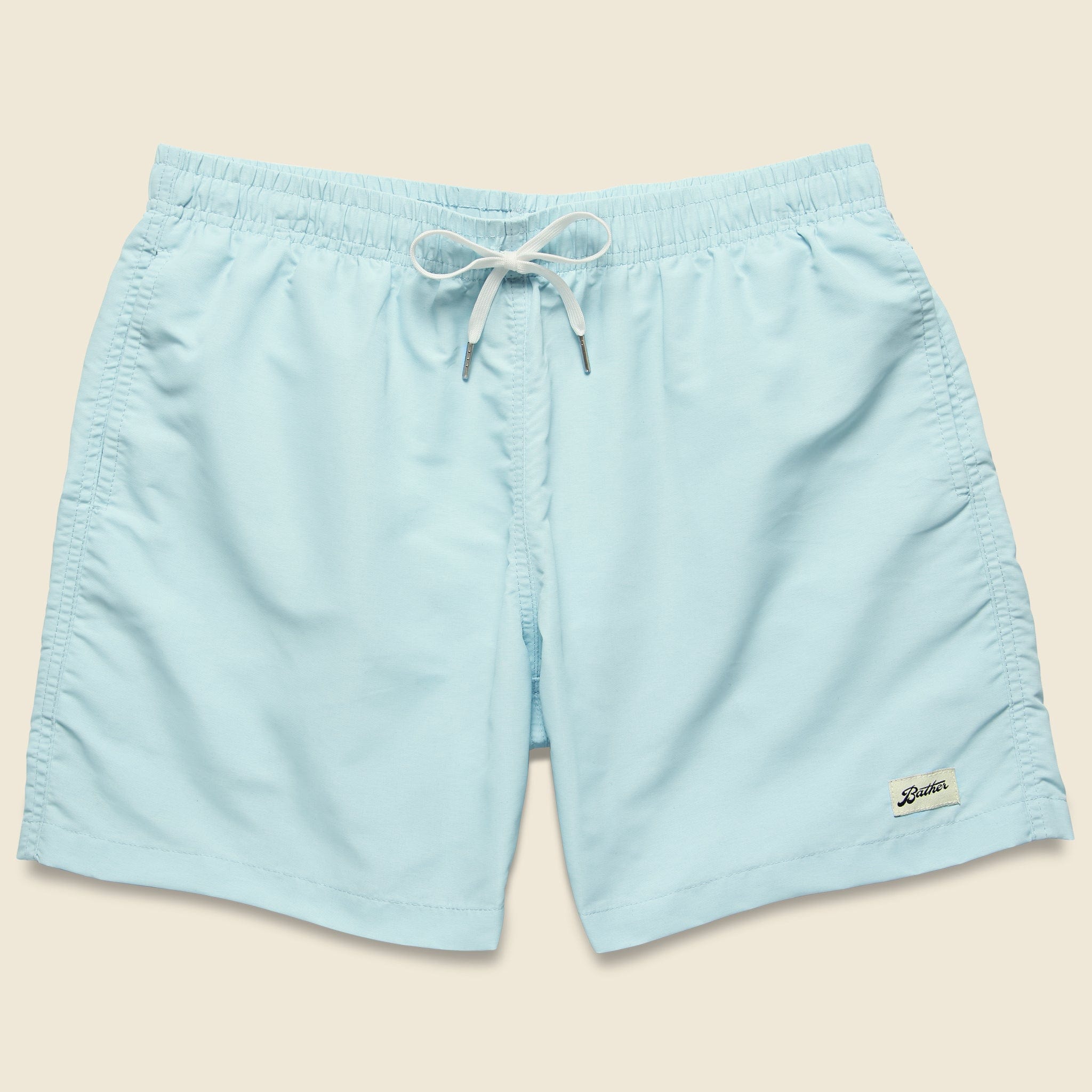 Solid Swim Trunk - Baby Blue