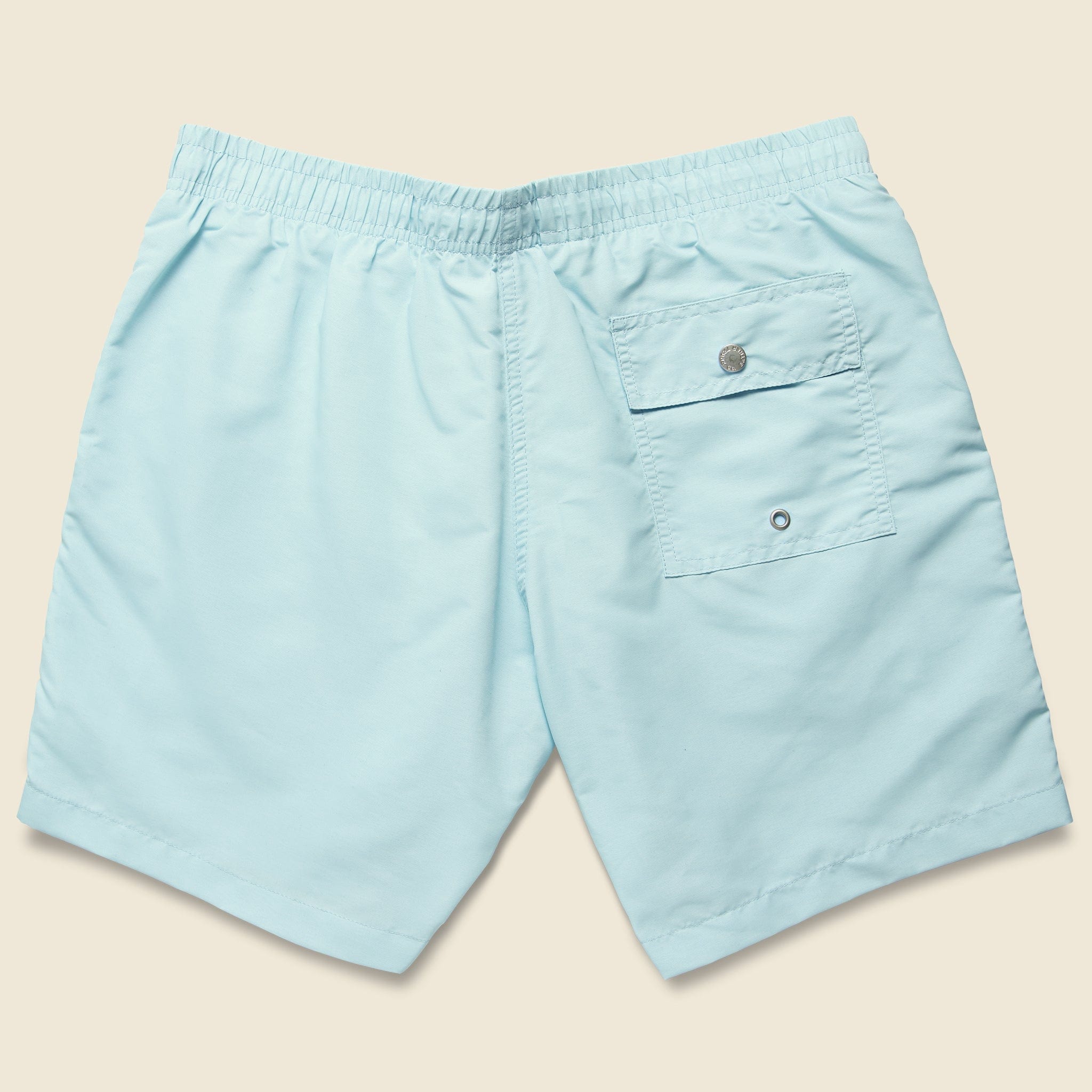 Solid Swim Trunk - Baby Blue - Image 2