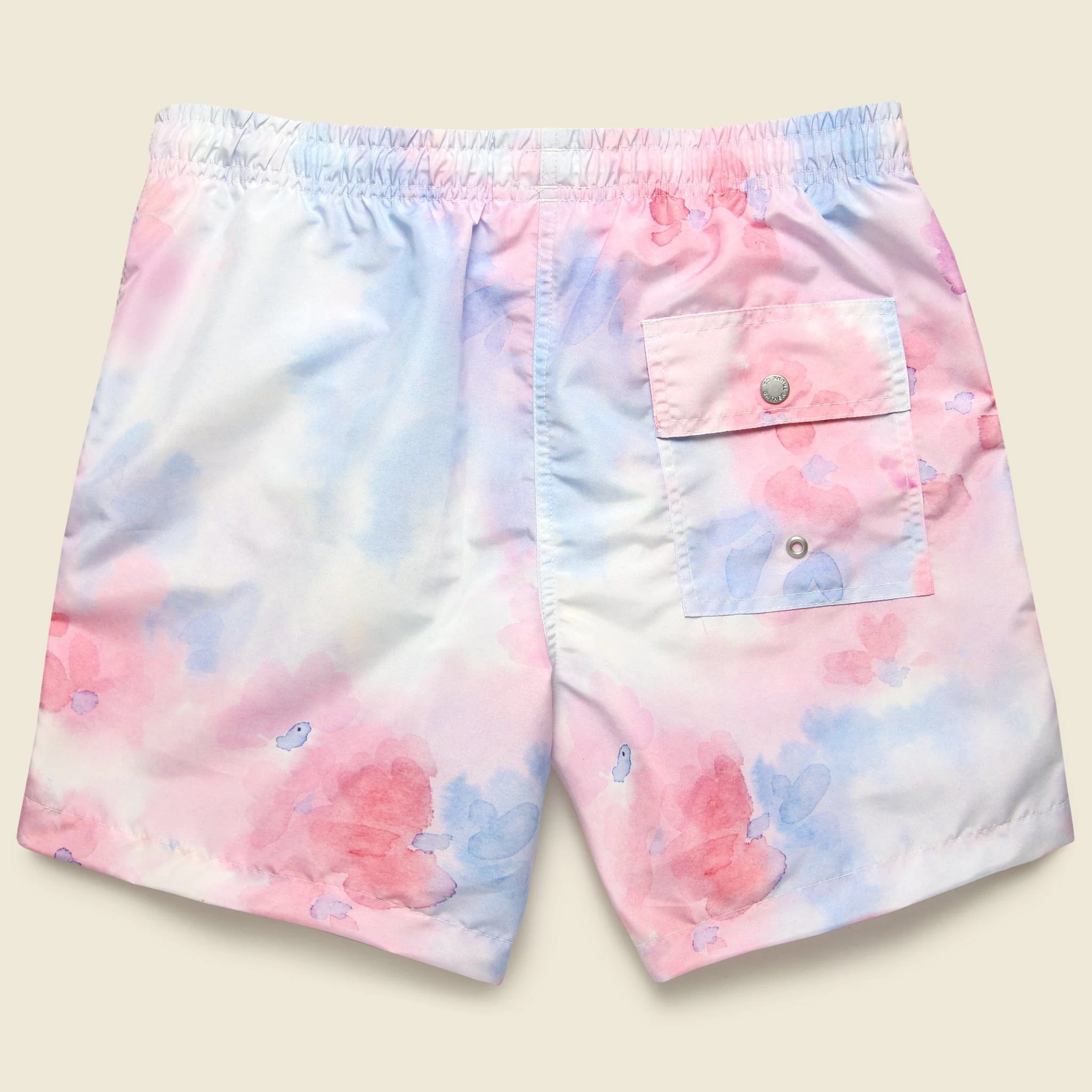 Tie Dye Swim Trunk - Pink - Image 2