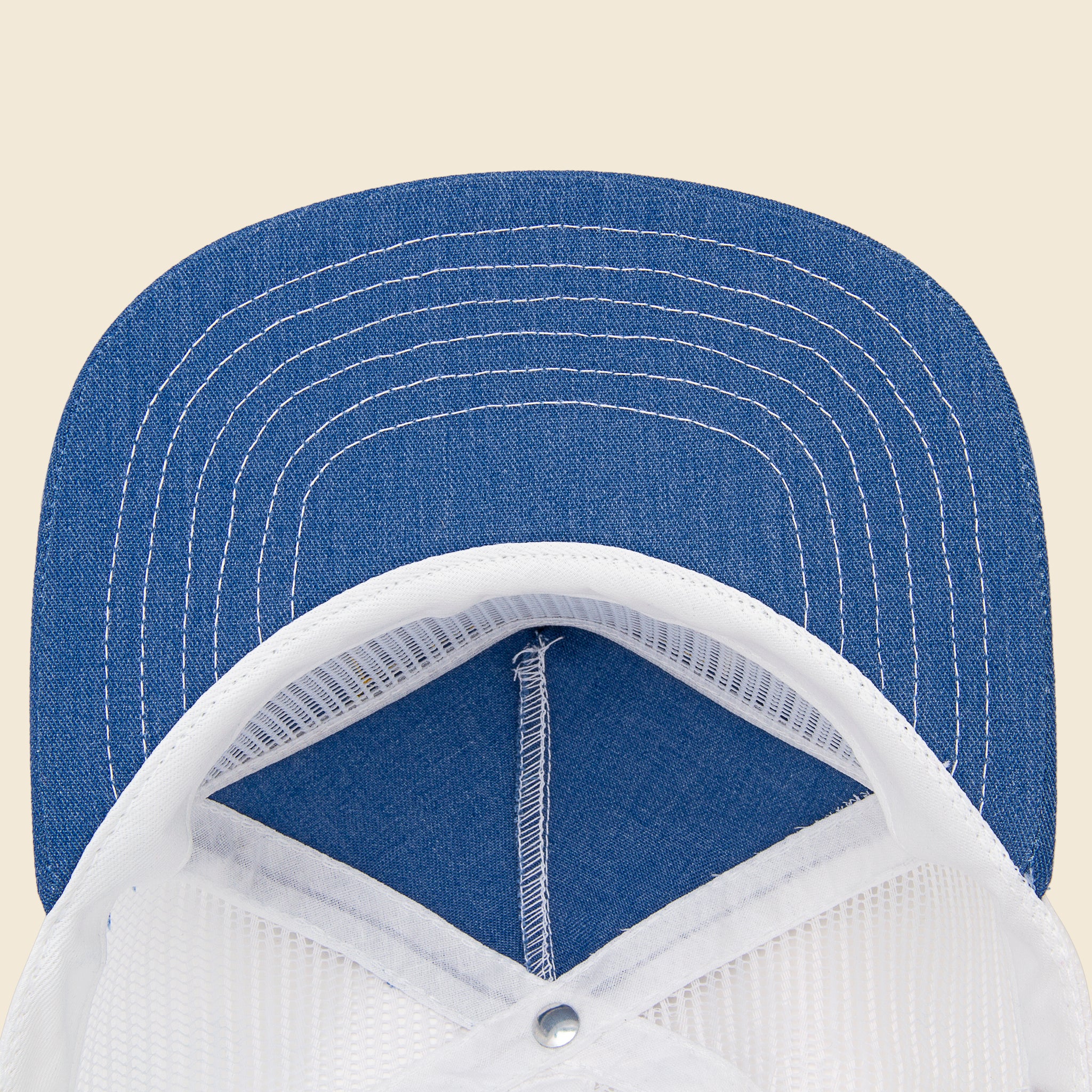 Club Cap - Denim/White - Image 3