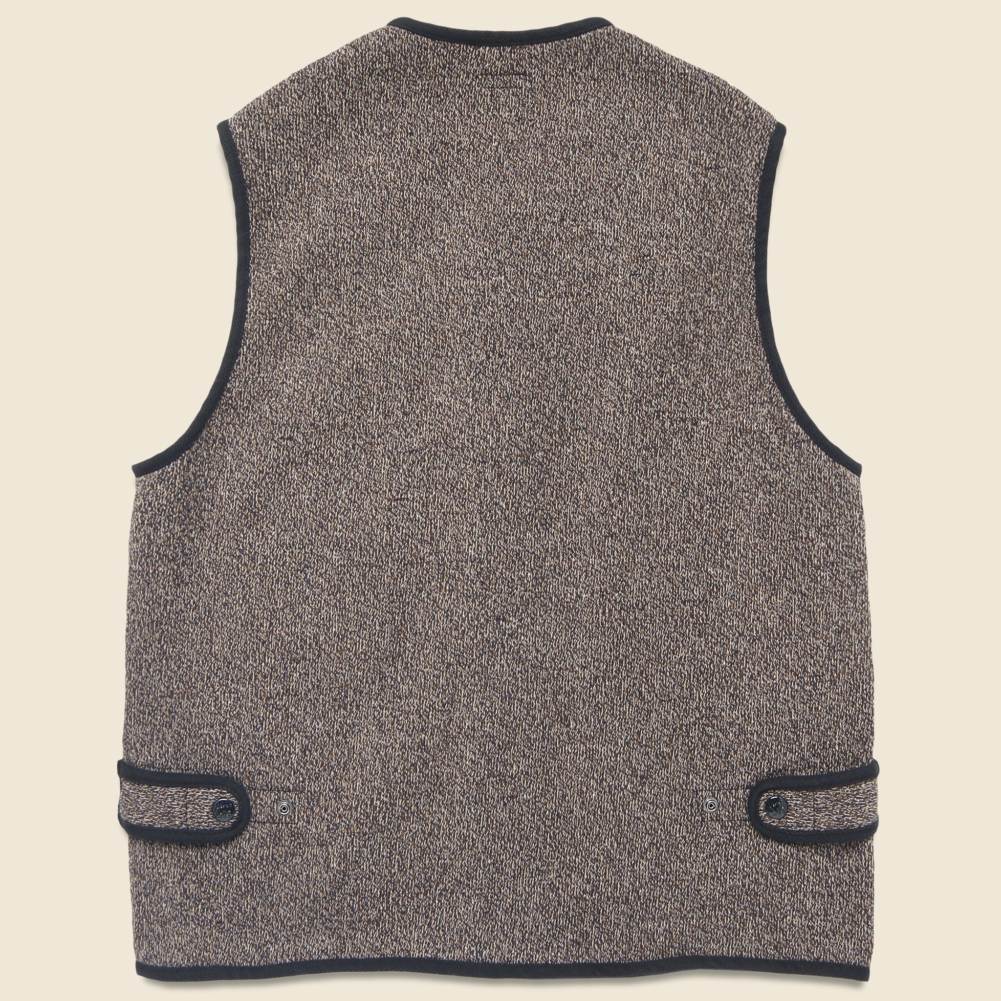Beach Knit Sweater Vest - Charcoal - Image 2