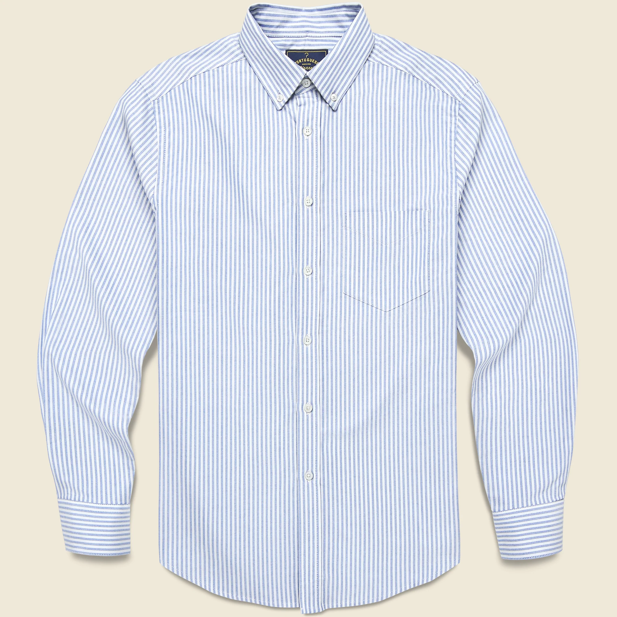 Belavista Oxford Shirt - Blue Stripe