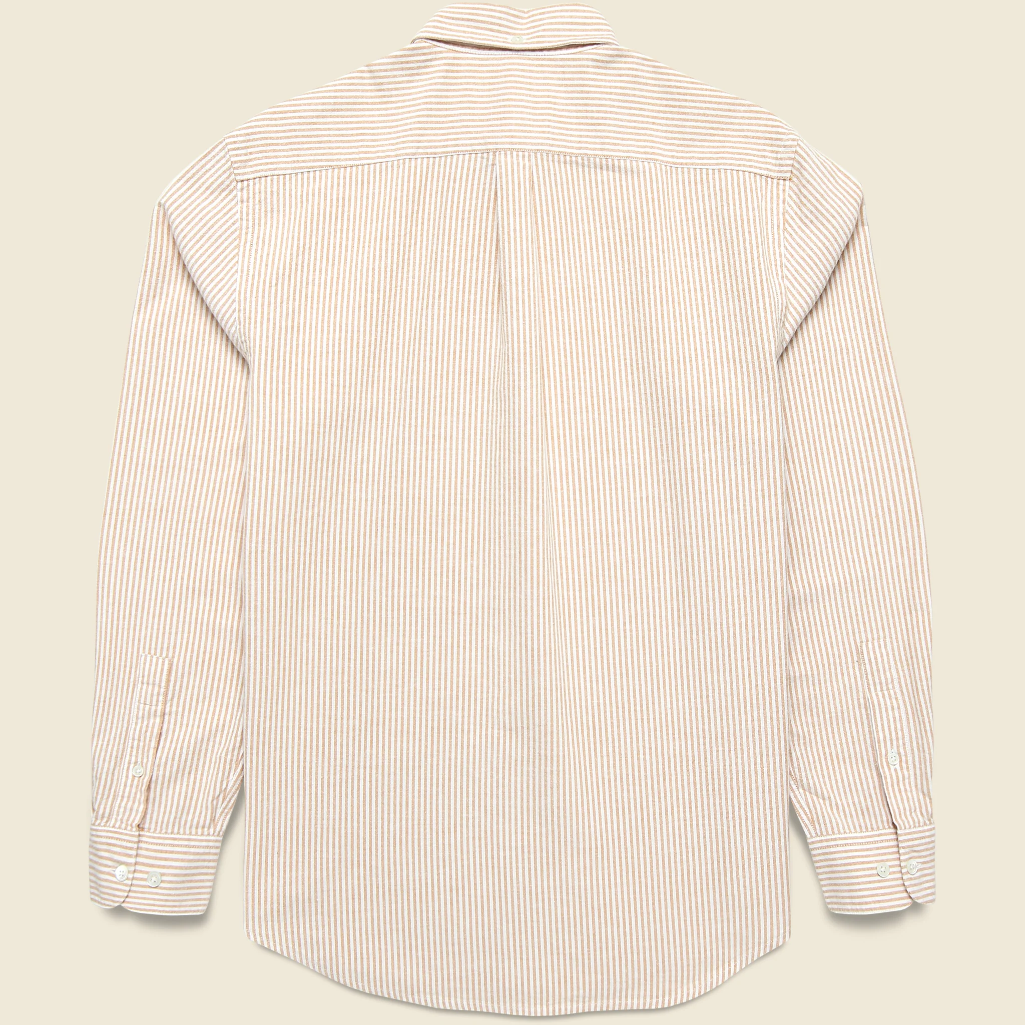 Belavista Striped Oxford Shirt - Salmon - Image 3