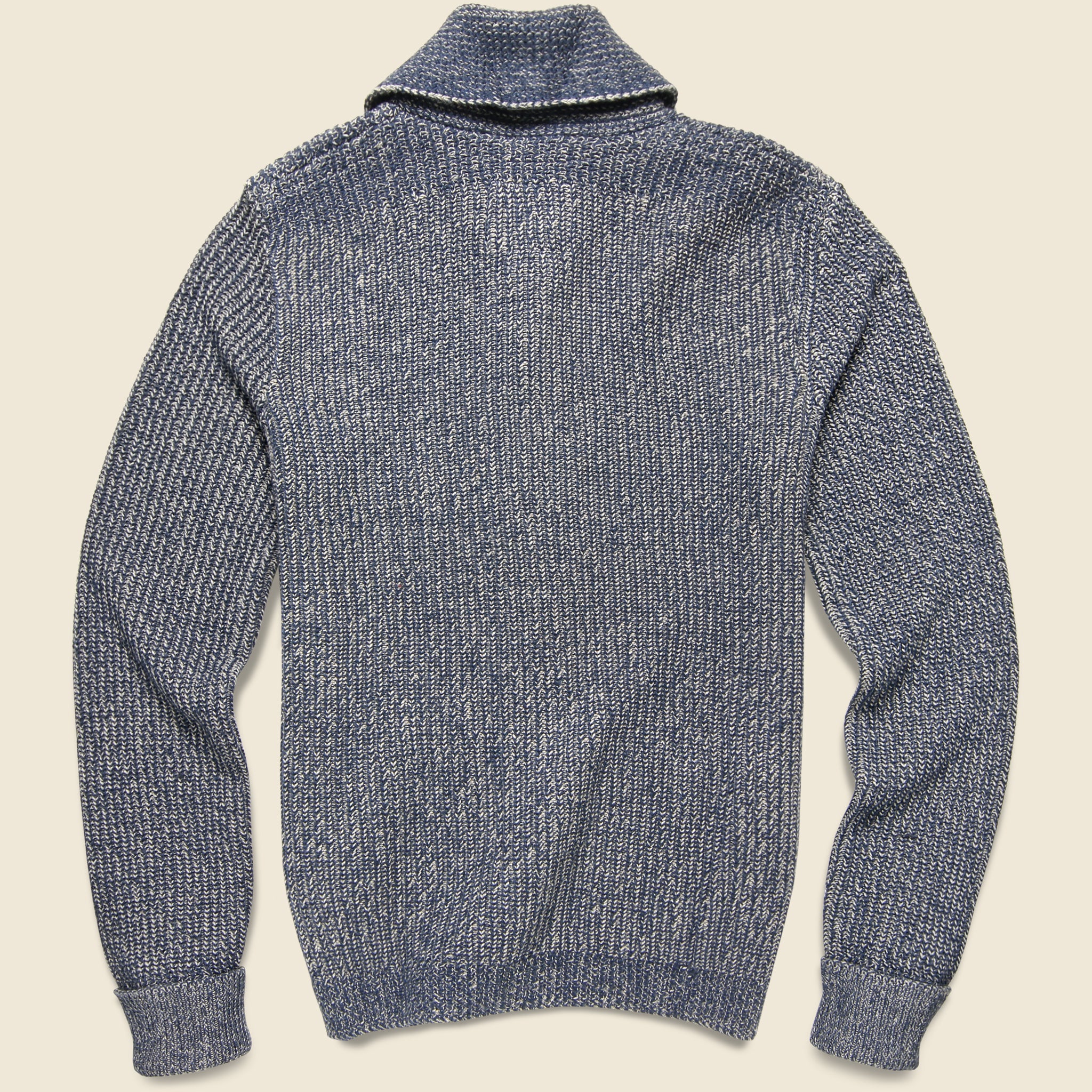 Belmont Shawl Cardigan - Blue Charcoal - Image 2