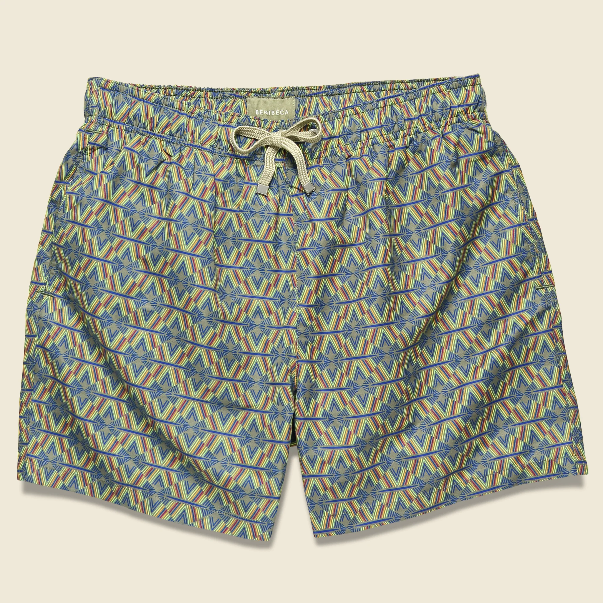 Benibeca - Danakil Classic Mid-Length Swim Trunk, SS19