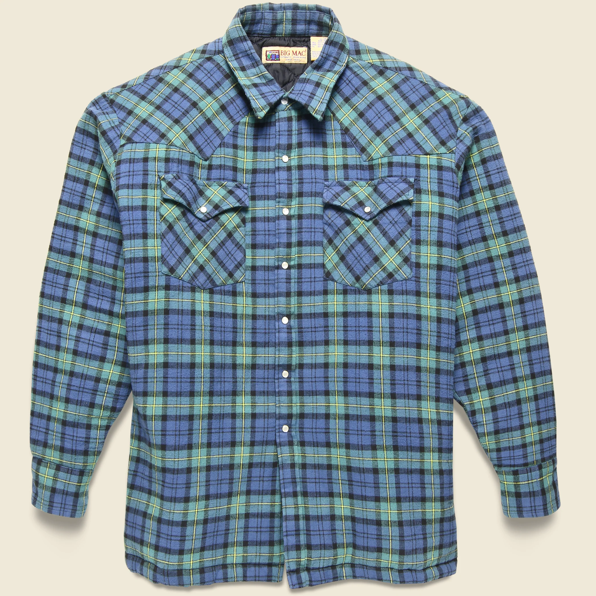 Big Mac Quilted Western Overshirt
