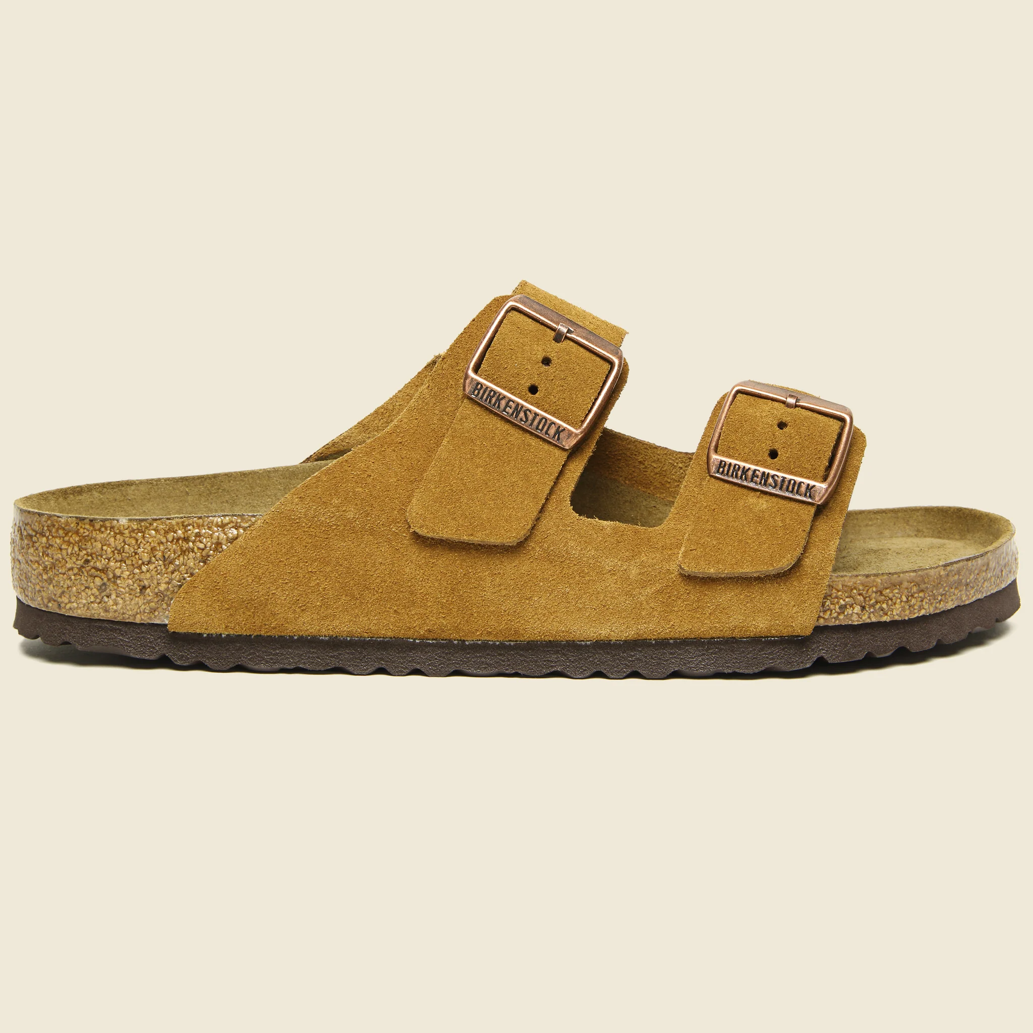 Arizona Suede Sandal - Mink