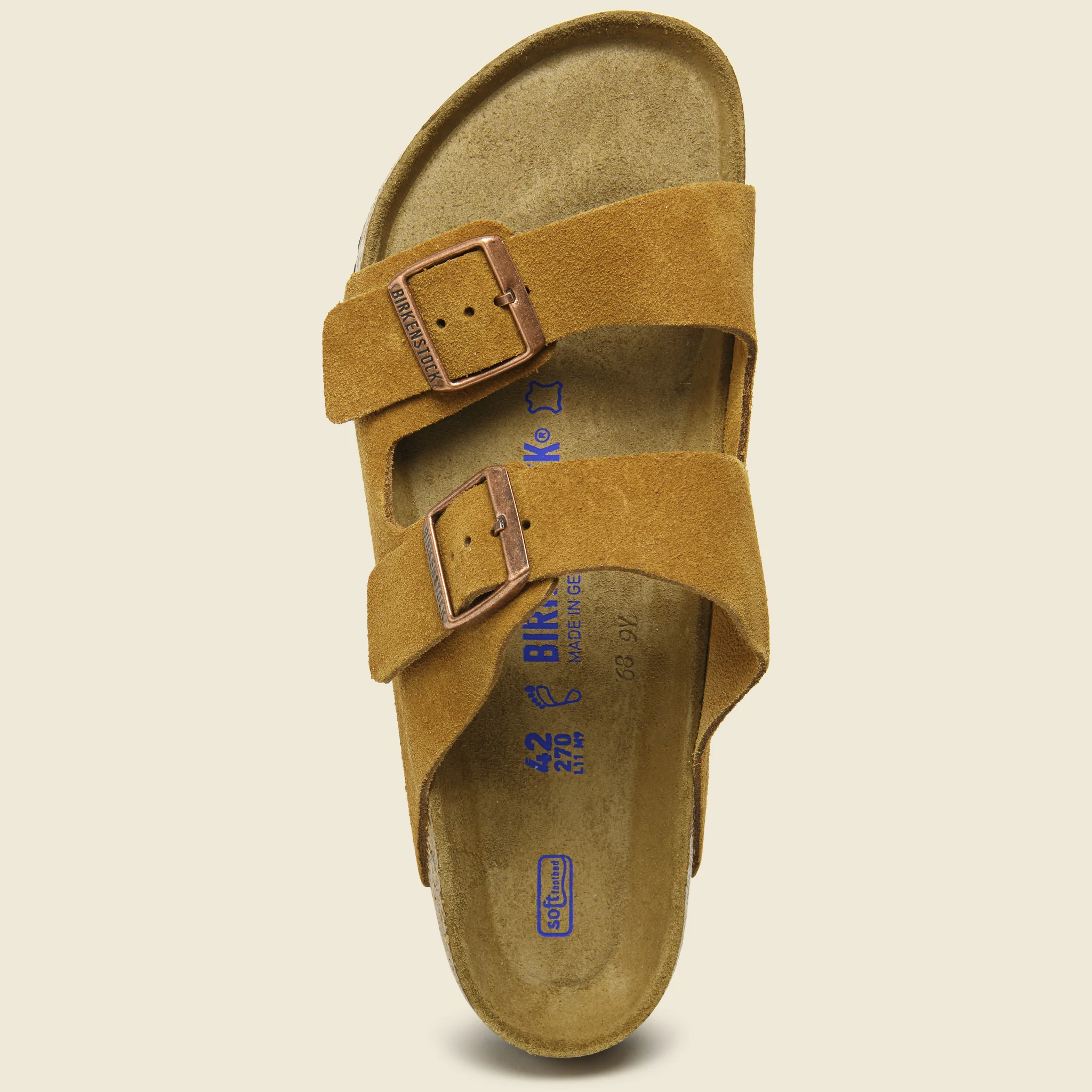 Arizona Suede Sandal - Mink - Image 2