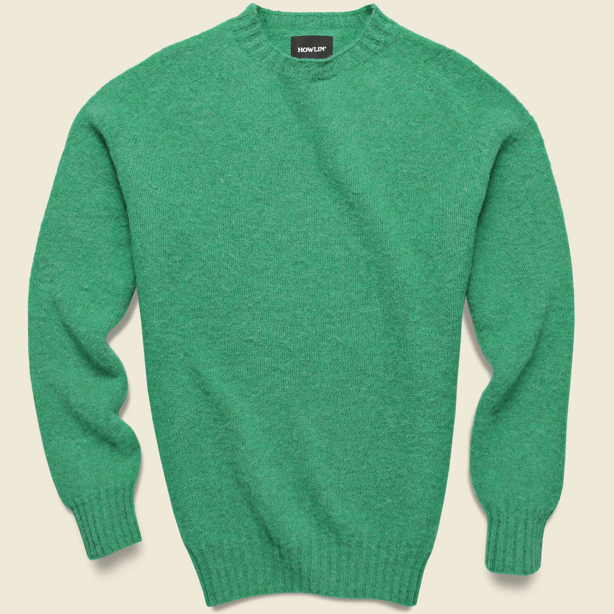 Birth Of The Cool Solid Wool Sweater - Green Dream