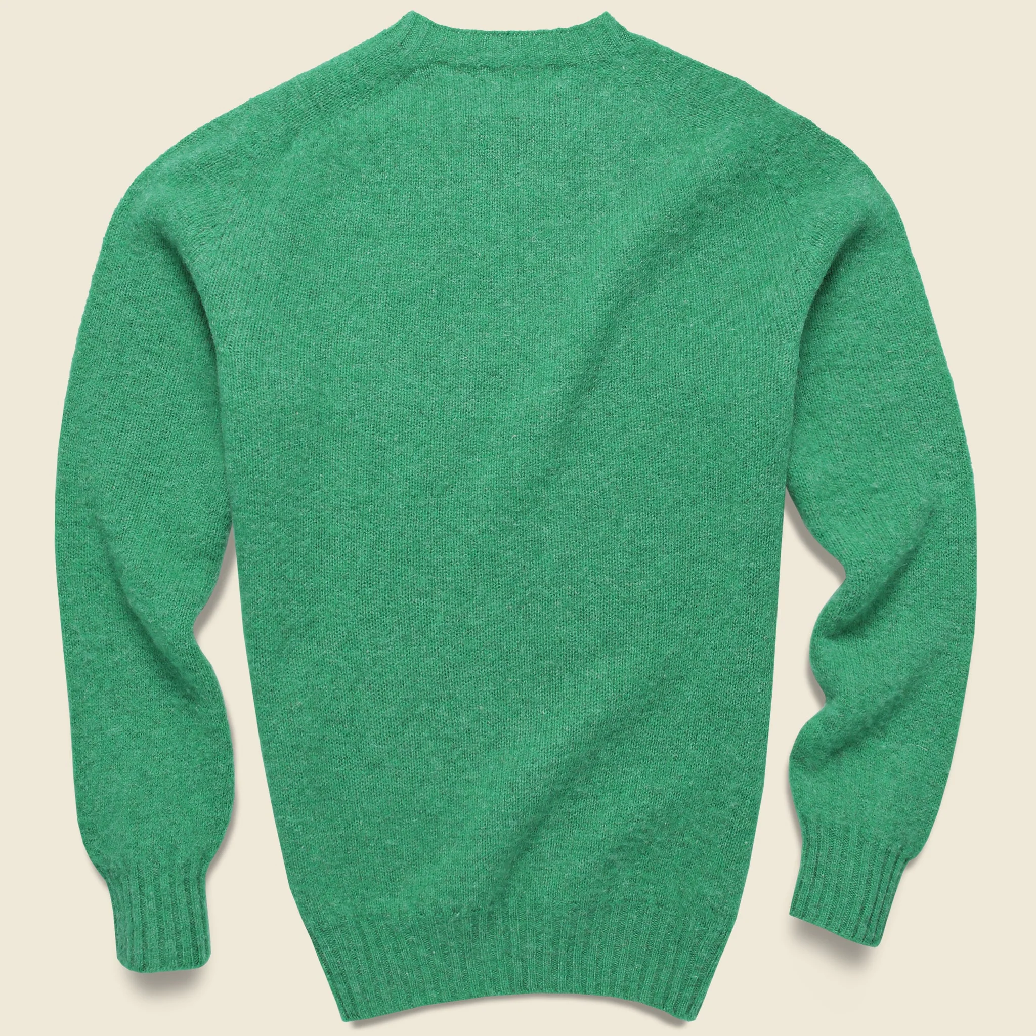 Birth Of The Cool Solid Wool Sweater - Green Dream - Image 2