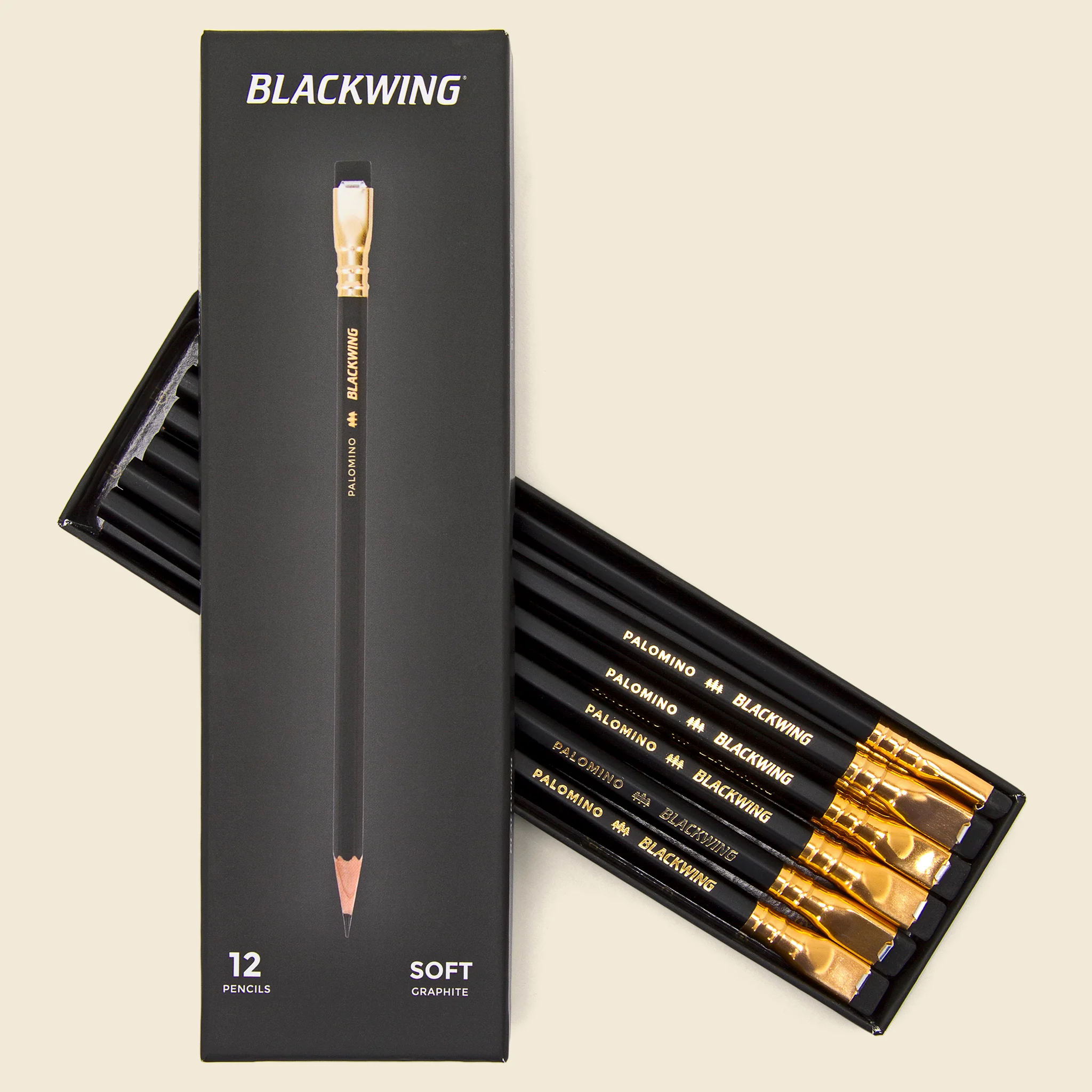 Blackwing Pencils - Black & Gold