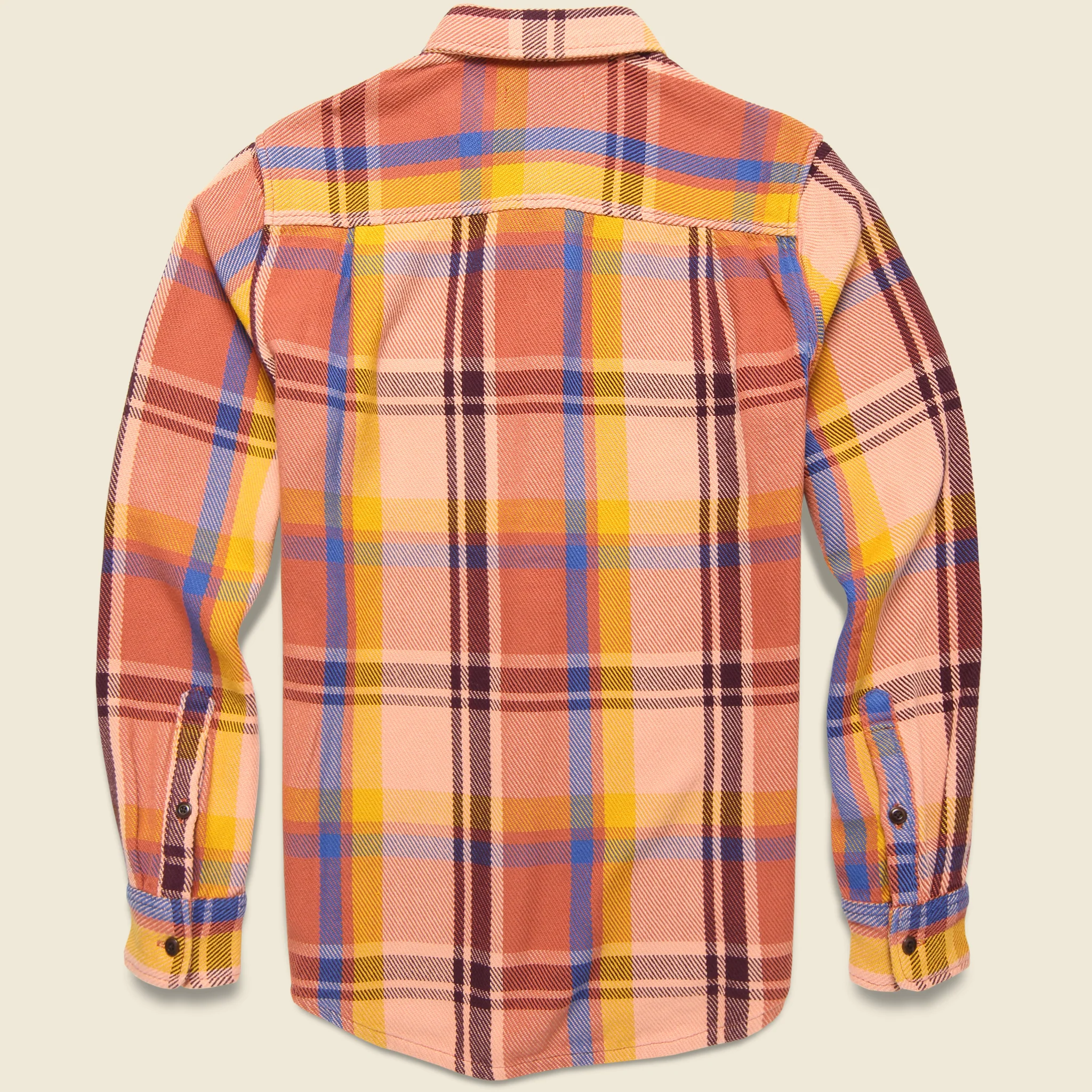 Blanket Shirt - Coral Mav Plaid - Image 2