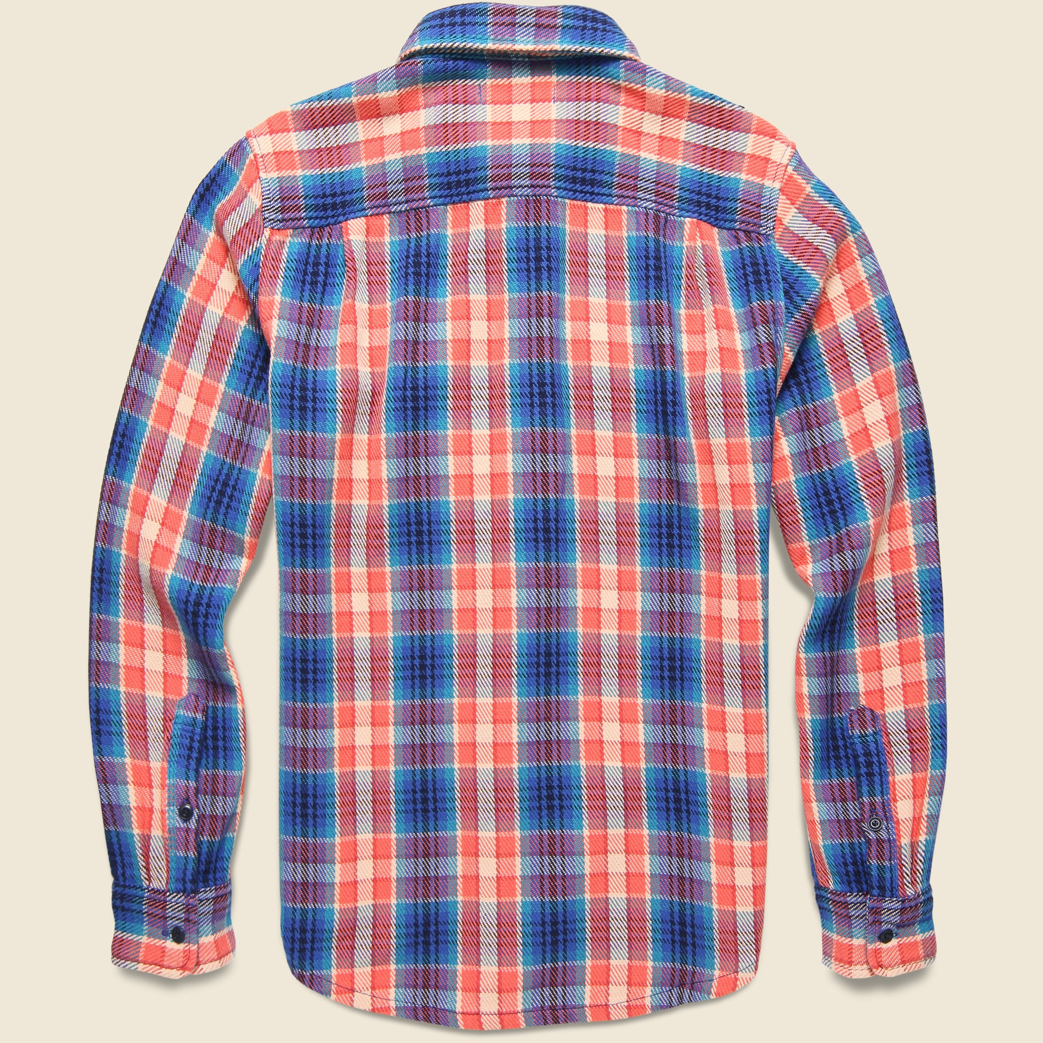 Blanket Shirt - Watermelon Feliz Plaid - Image 2