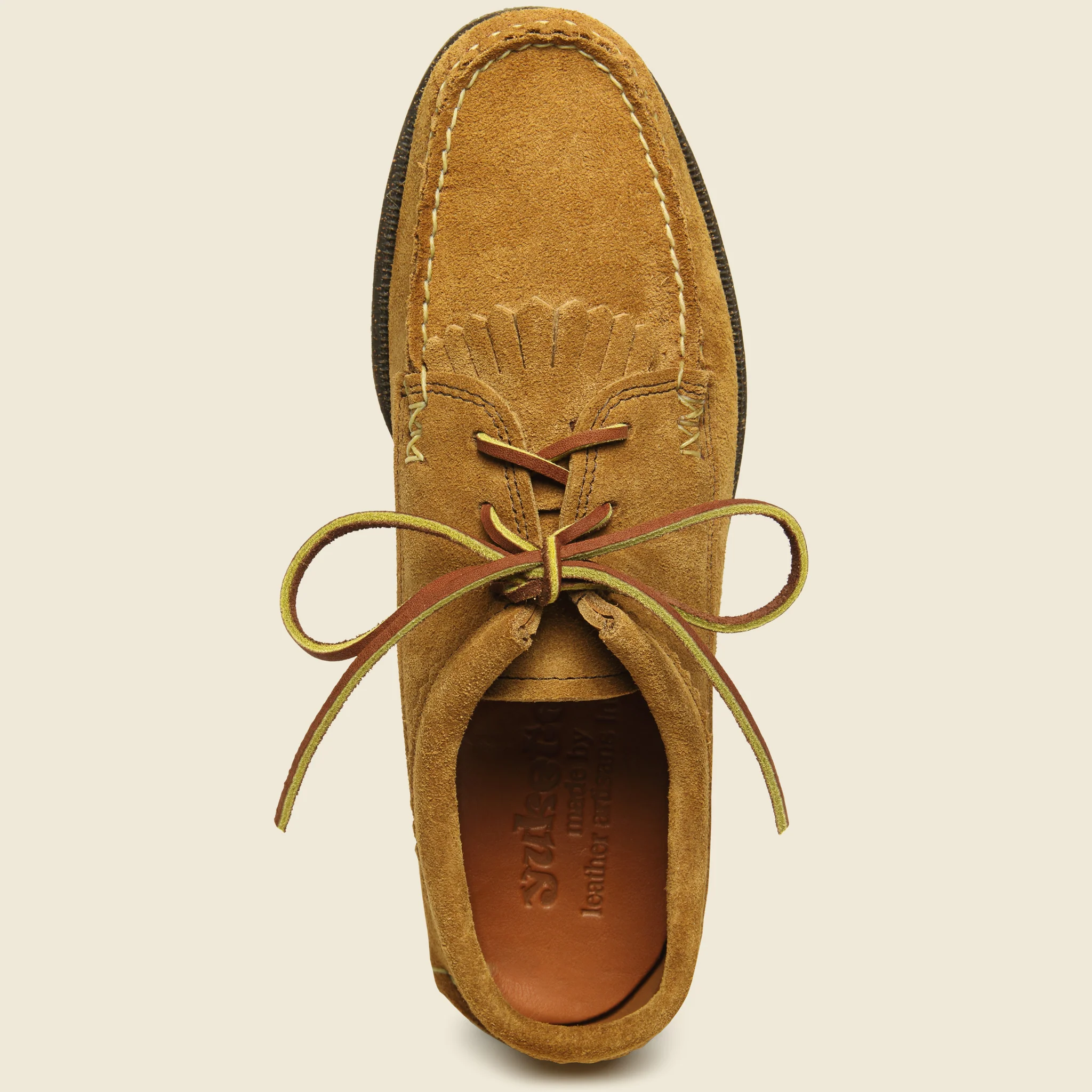 Blucher Shoe with Kiltie Camp Sole - Brown - Image 2