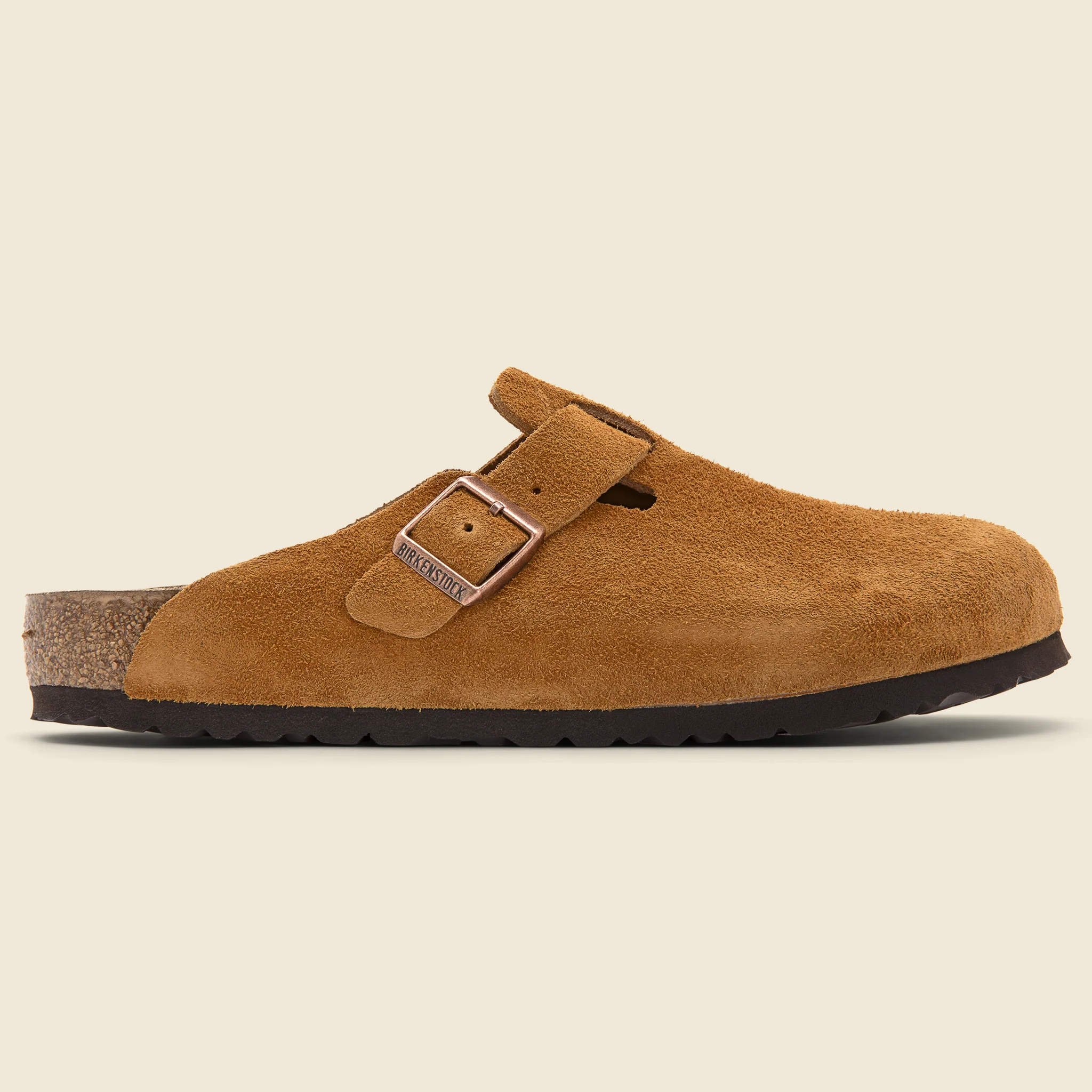 Boston Suede Clog - Mink