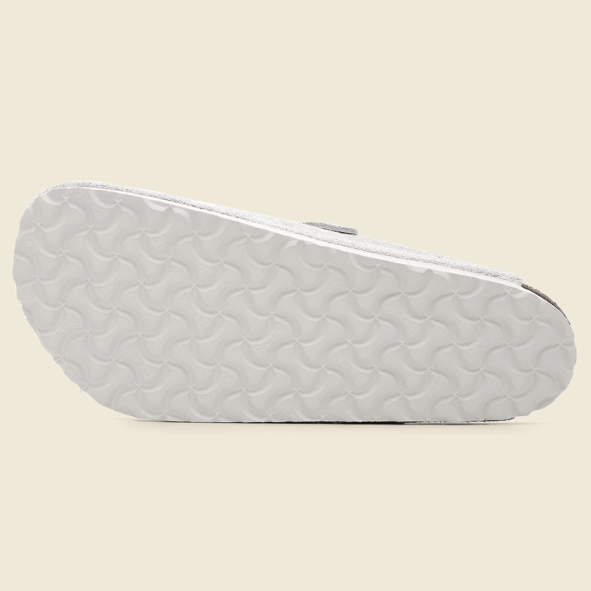 Boston Suede Clog - White - Image 5
