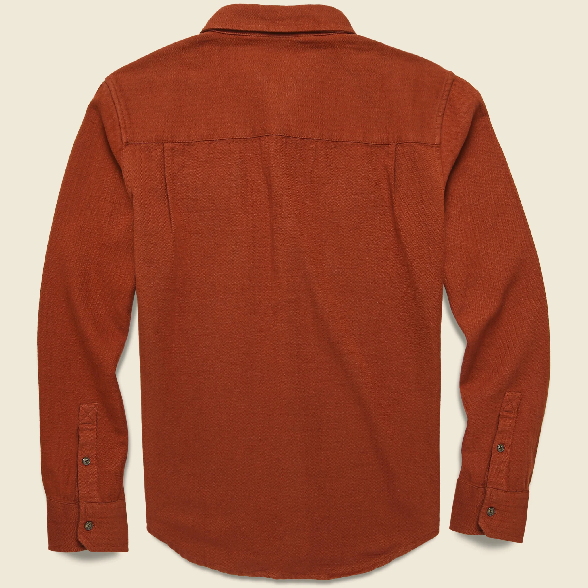 Bedford Flannel - Russet Herringbone - Image 2