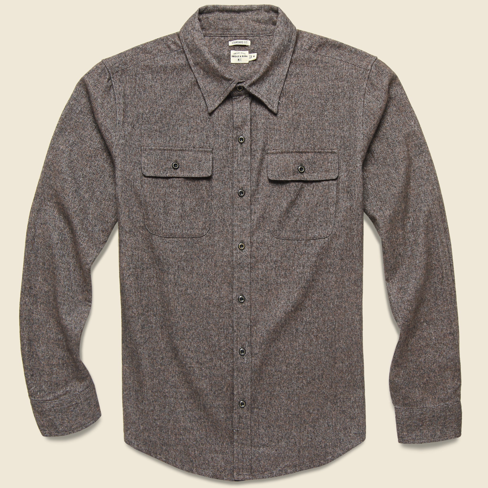 Bedford Shirt - Coffee Heather