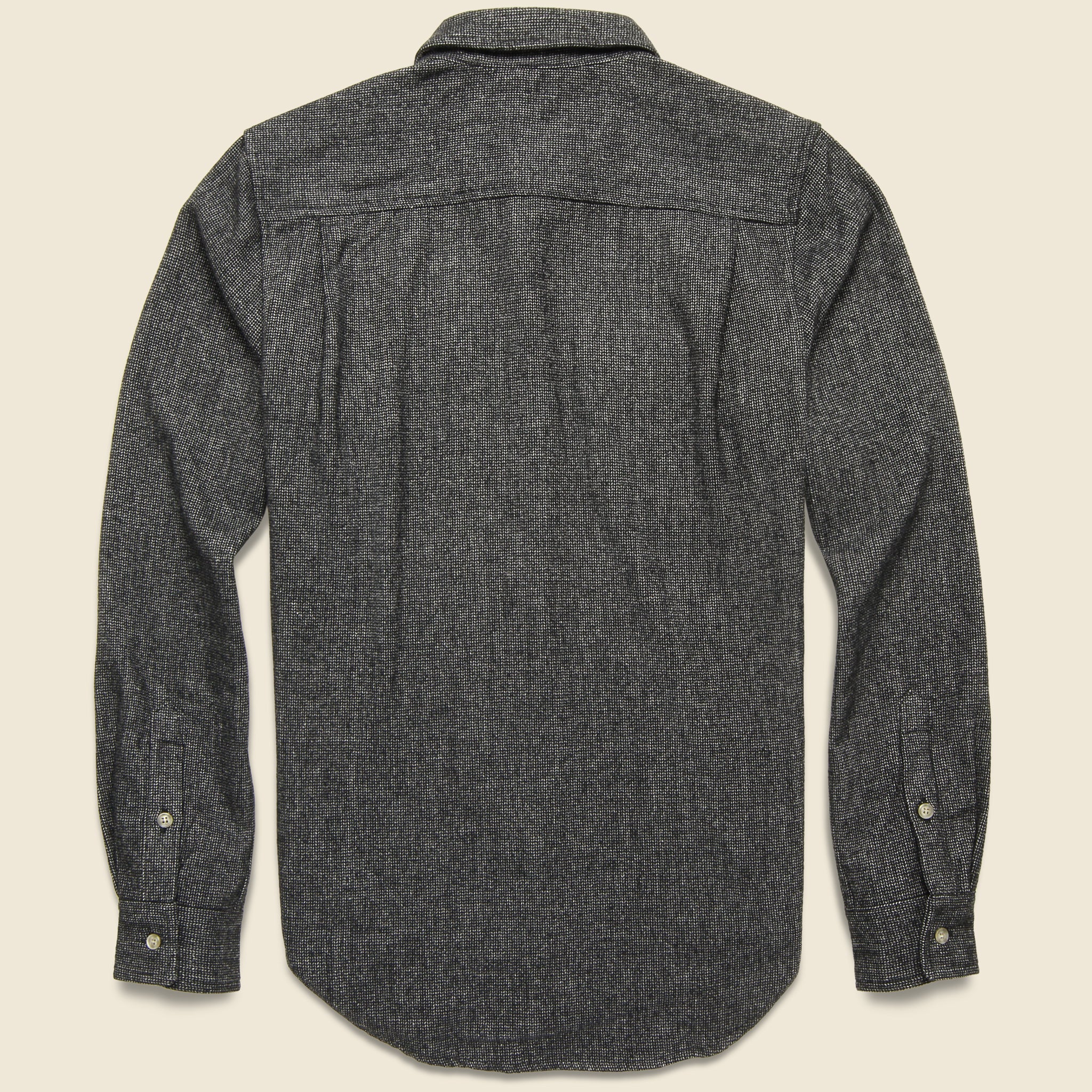 Cole Birdseye Flannel - Black - Image 2