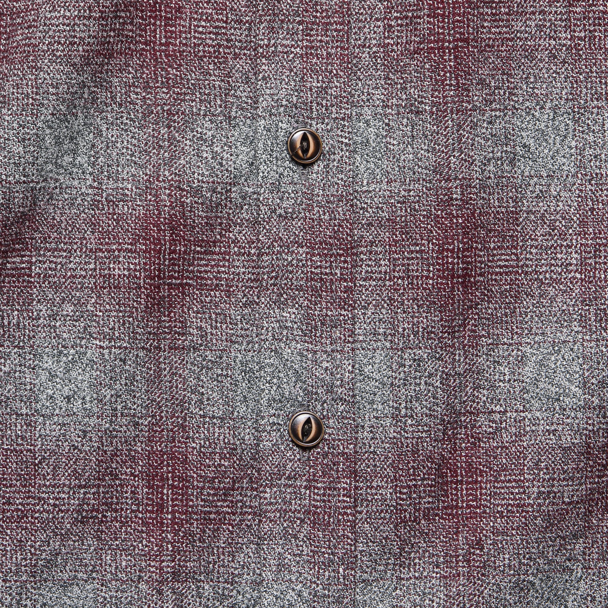 Winslow Flannel - Burgundy Plaid - Image 3