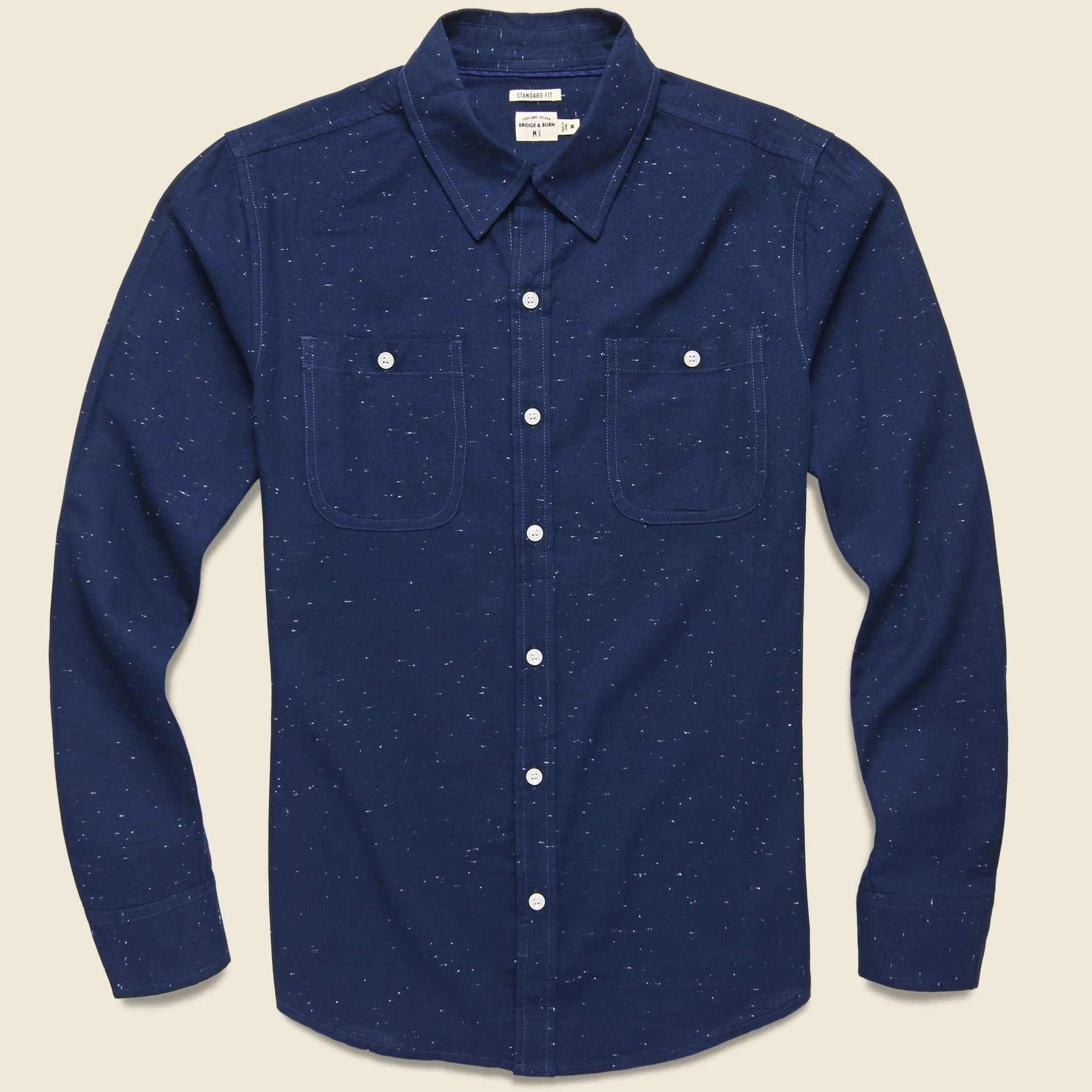 Winslow Shirt - Navy Donegal