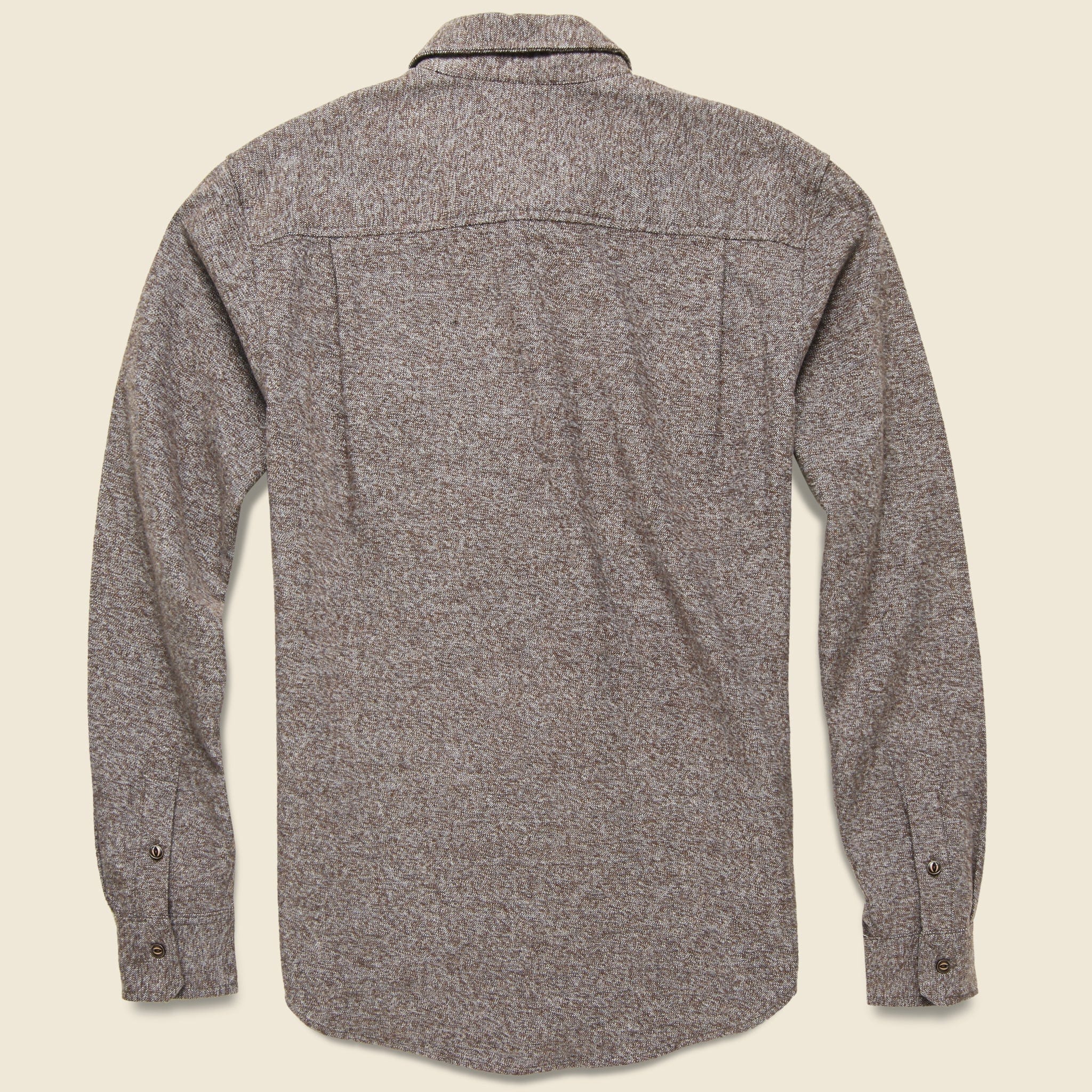 Winslow Flannel - Brown Heather - Image 2