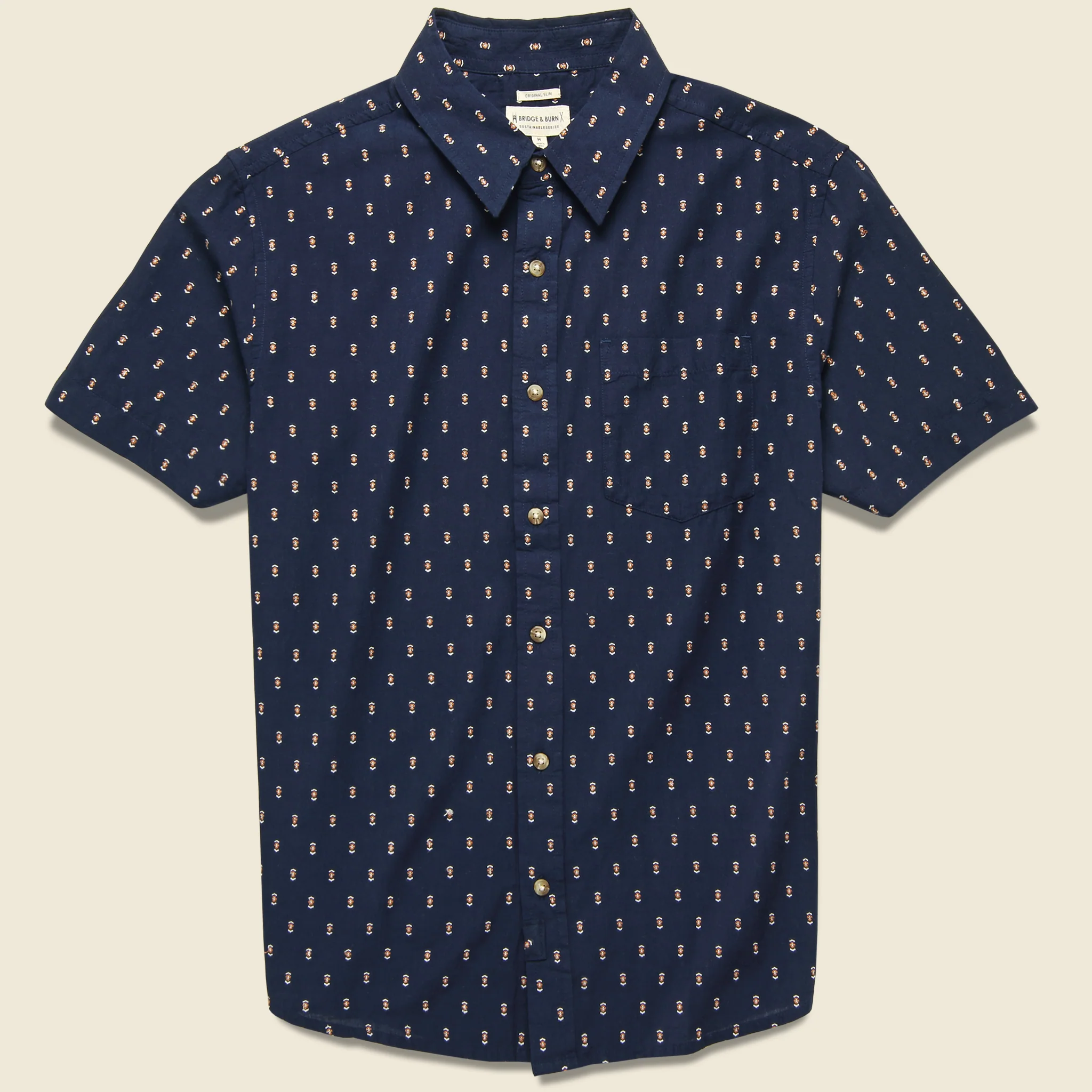 Harbor Shirt - Navy Dobby